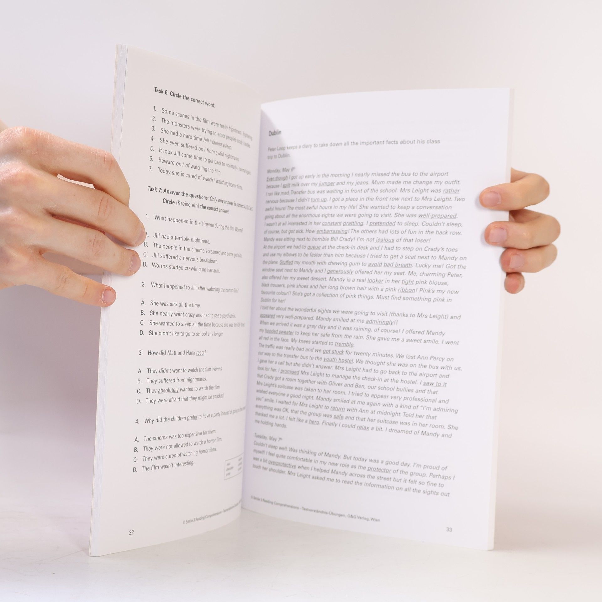 Claudia Lichtenwagner Smile 3 - Reading Comprehensions