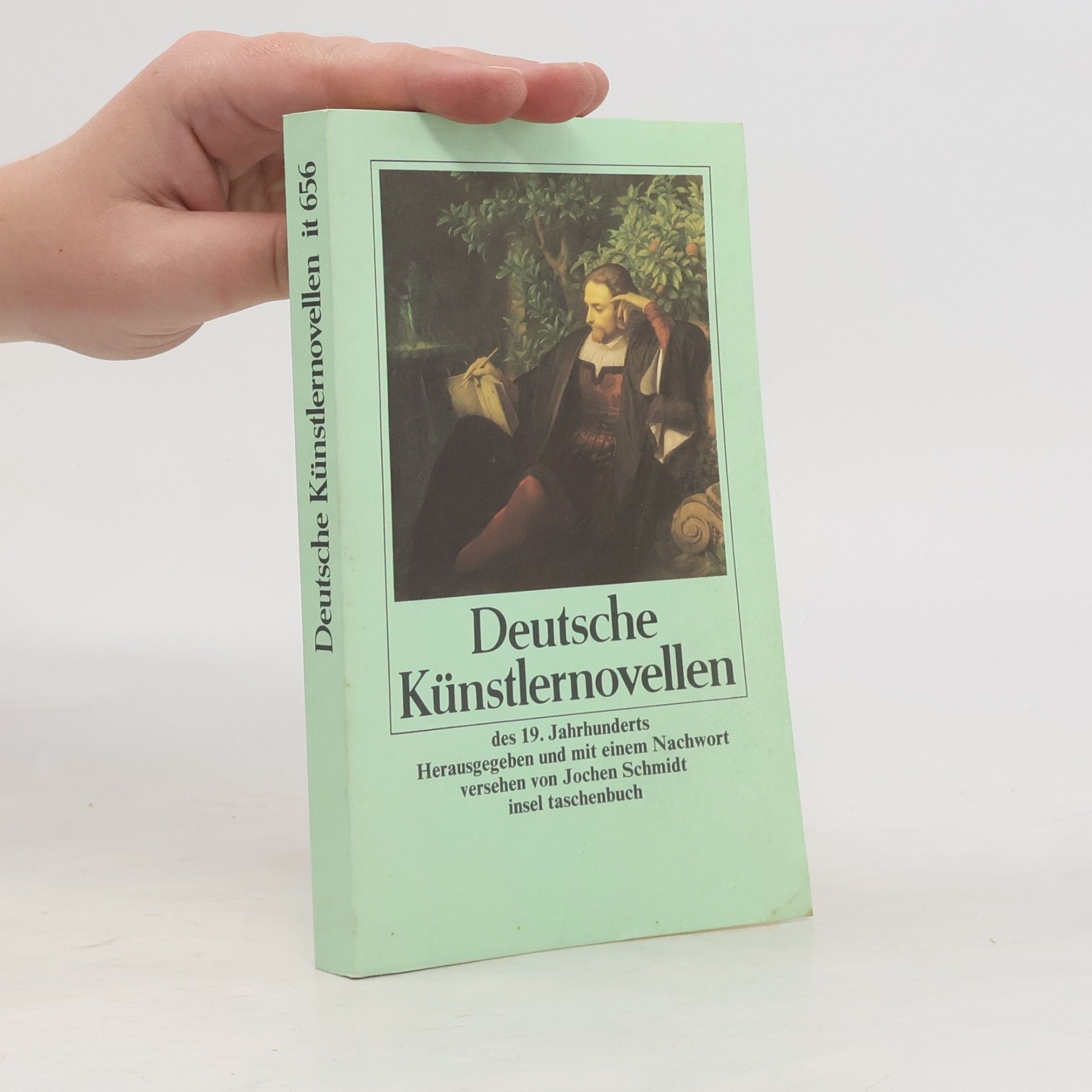 Jochen Schmidt Deutsche Künstlernovellen des 19. Jahrhunderts