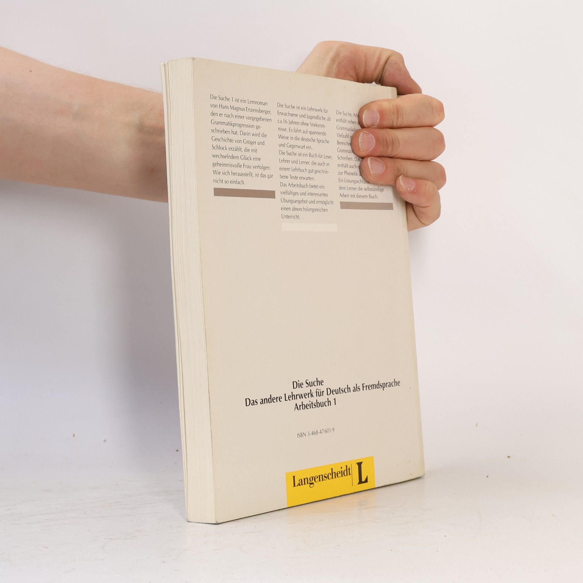 Hans Magnus Enzensberger Die Suche