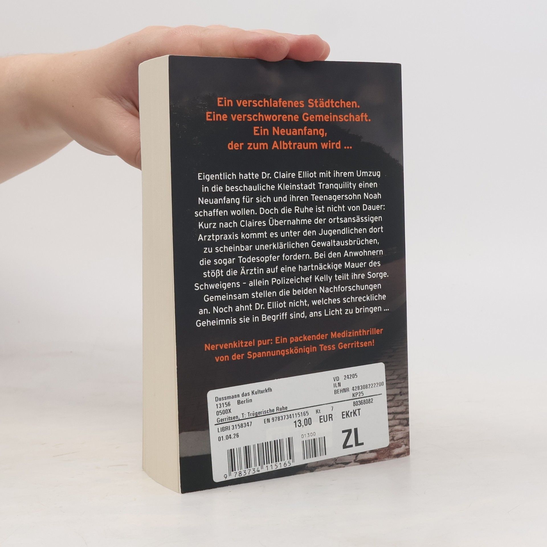 Tess Gerritsen Trügerische Ruhe