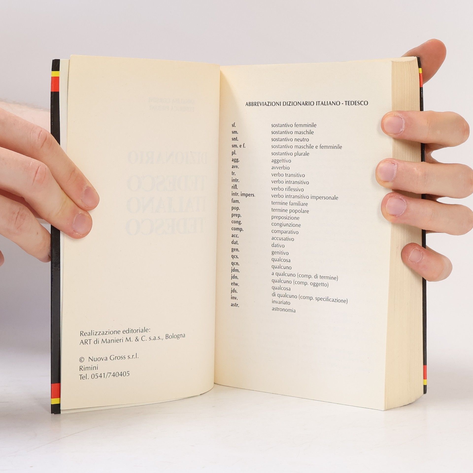 Nuovo dizionario tedesco-italiano, italiano-tedesco
