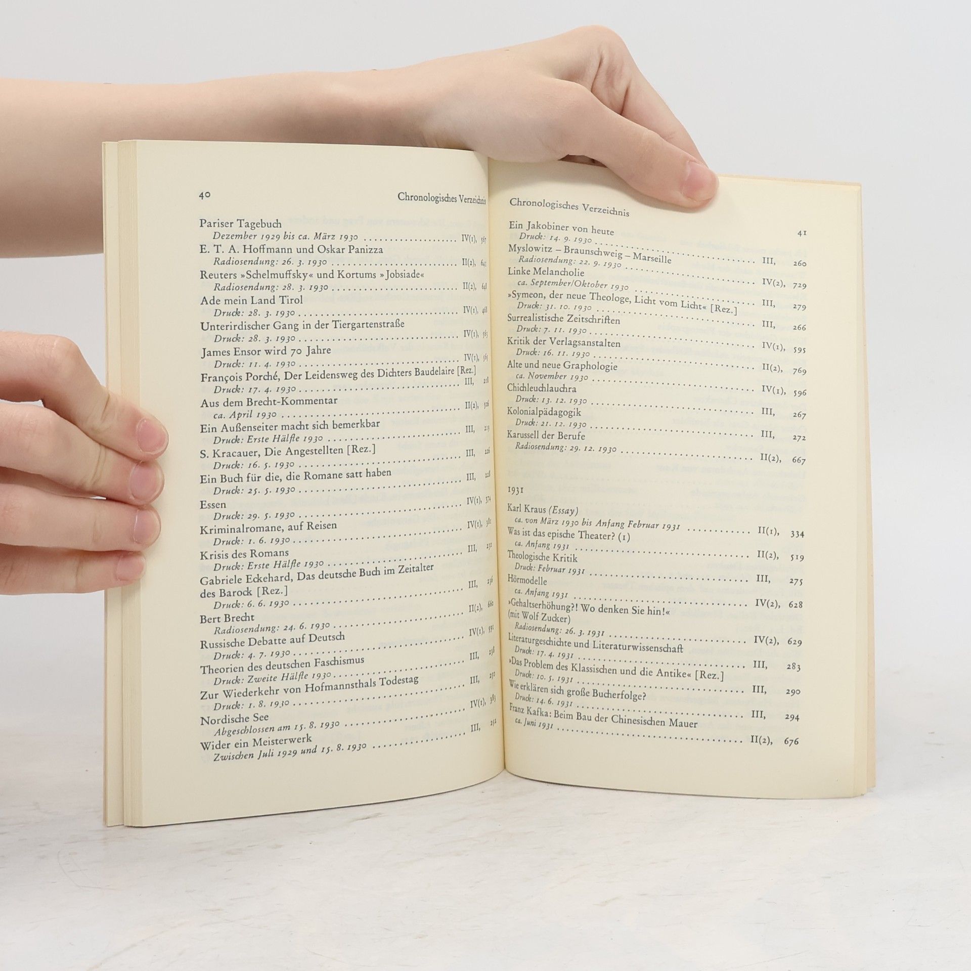 Walter Benjamin Gesammelte Schriften