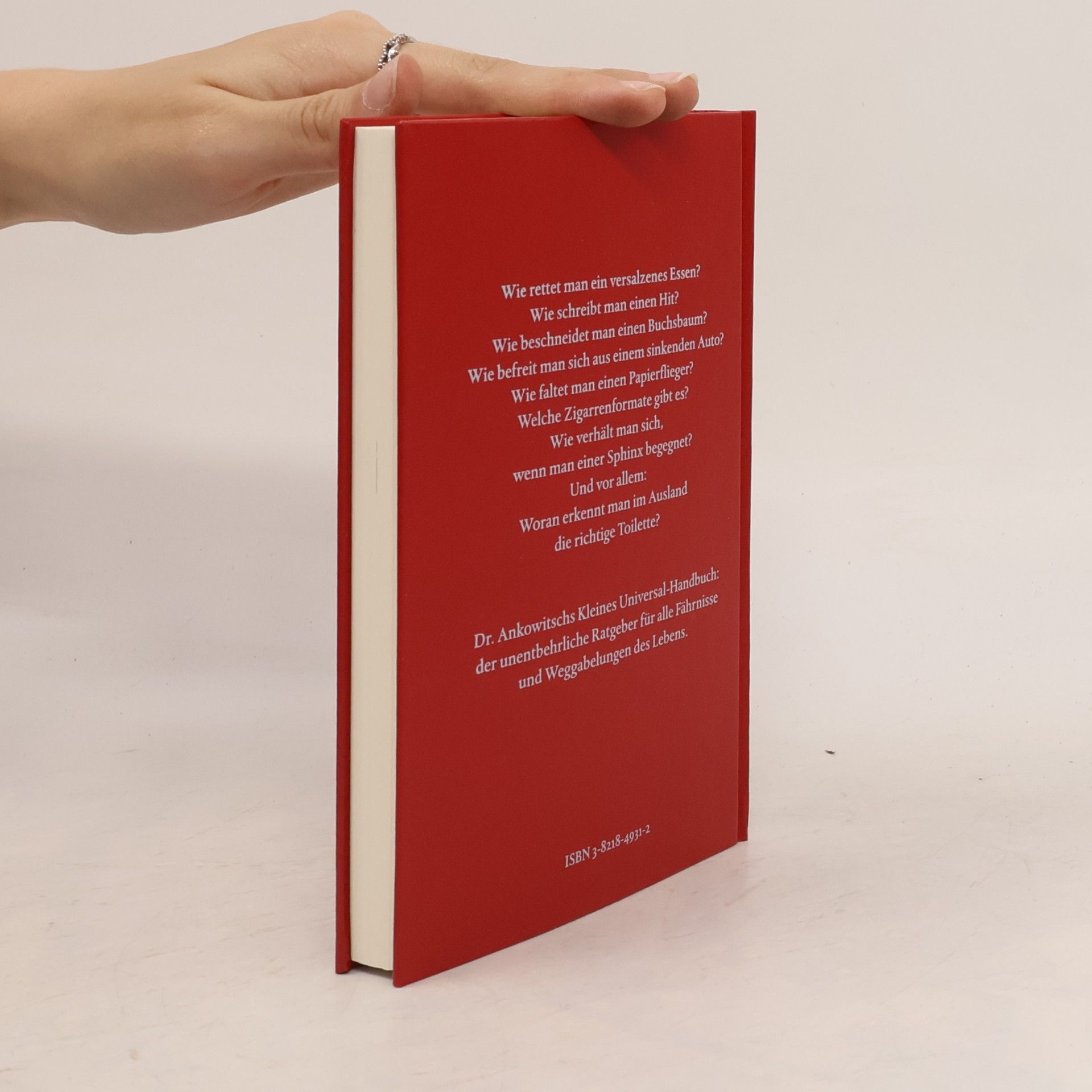 Christian Ankowitsch Dr. Ankowitschs Kleines Universal-Handbuch