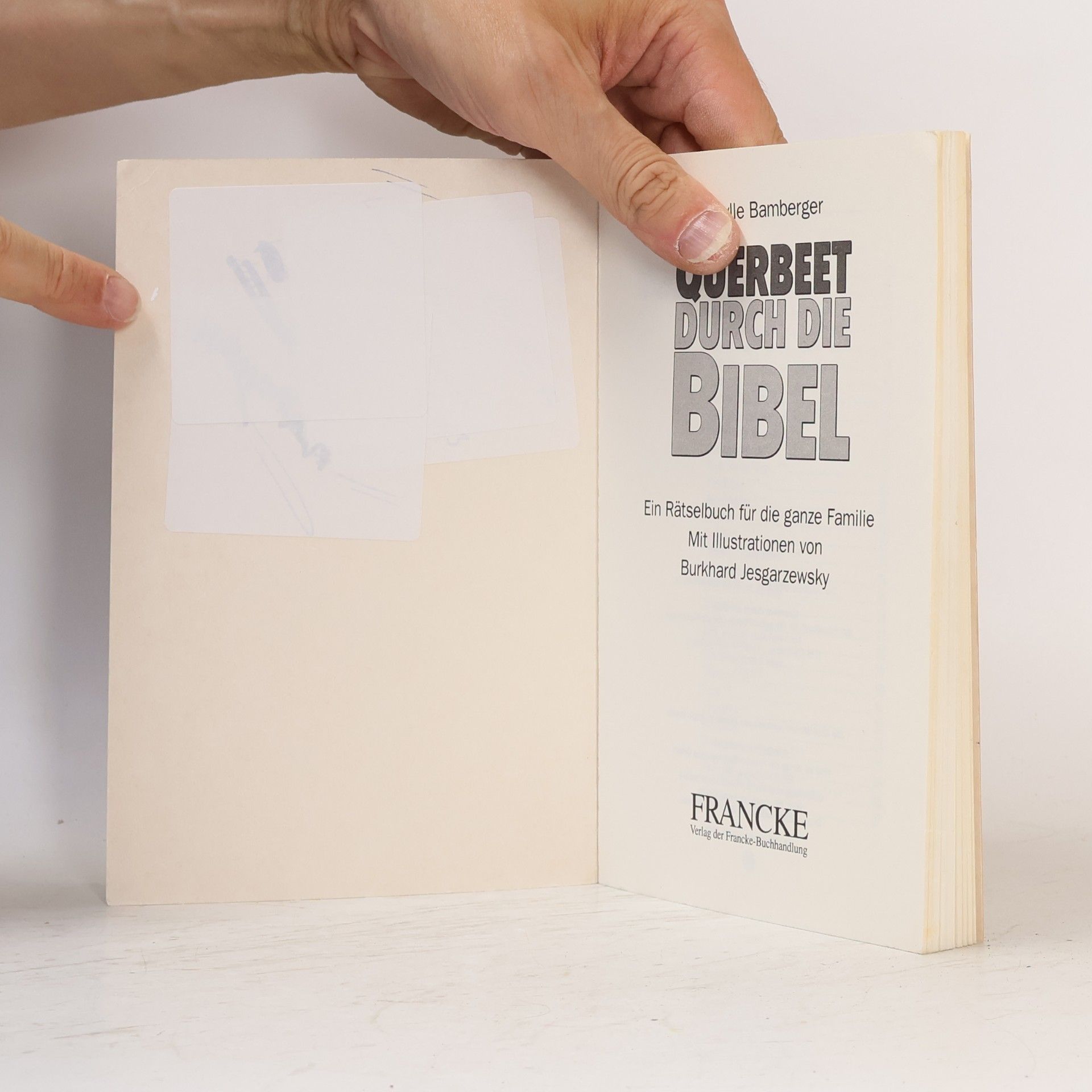 Sibylle Bamberger Querbeet durch die Bibel. Ein Rätselbuch für die ganze Familie.