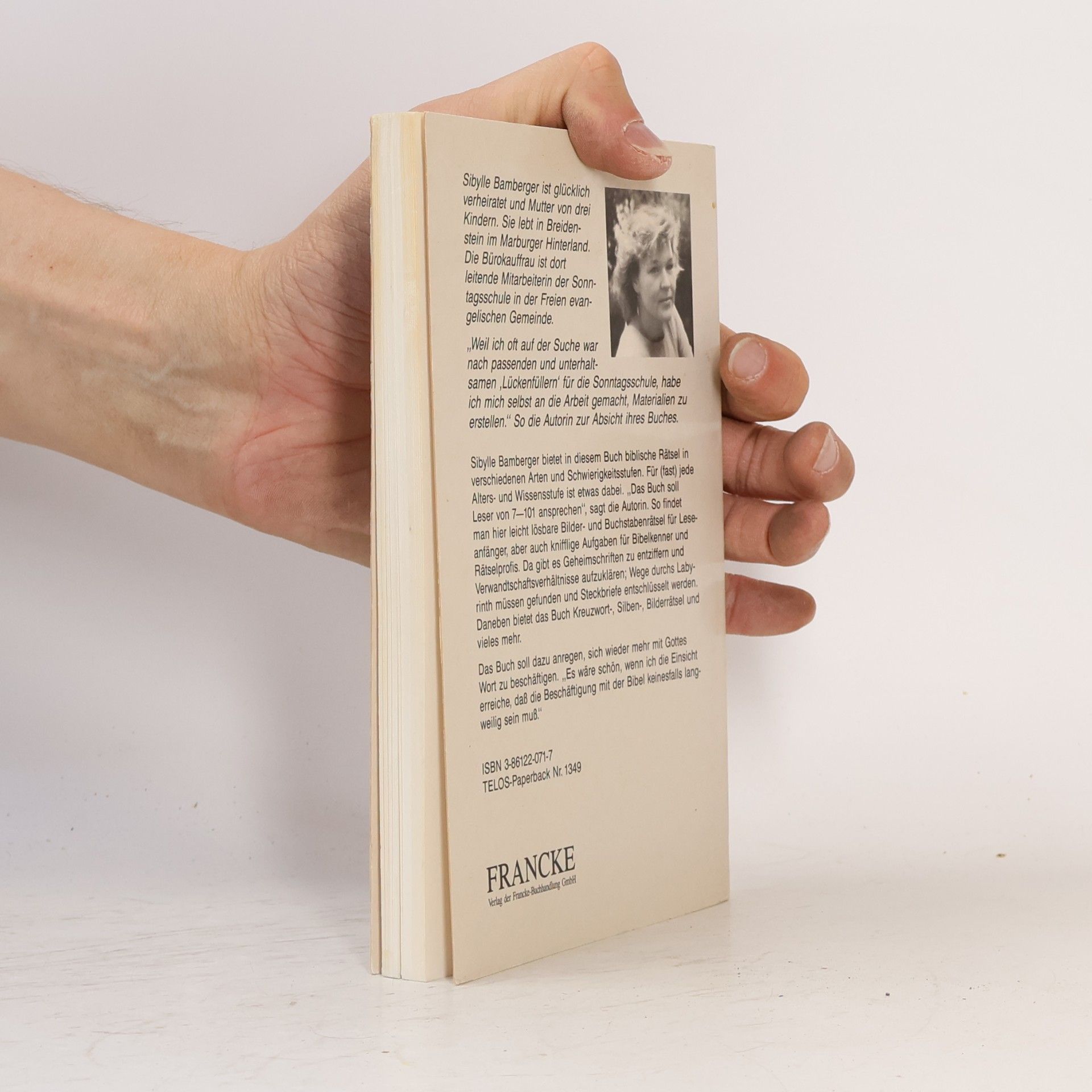 Sibylle Bamberger Querbeet durch die Bibel. Ein Rätselbuch für die ganze Familie.
