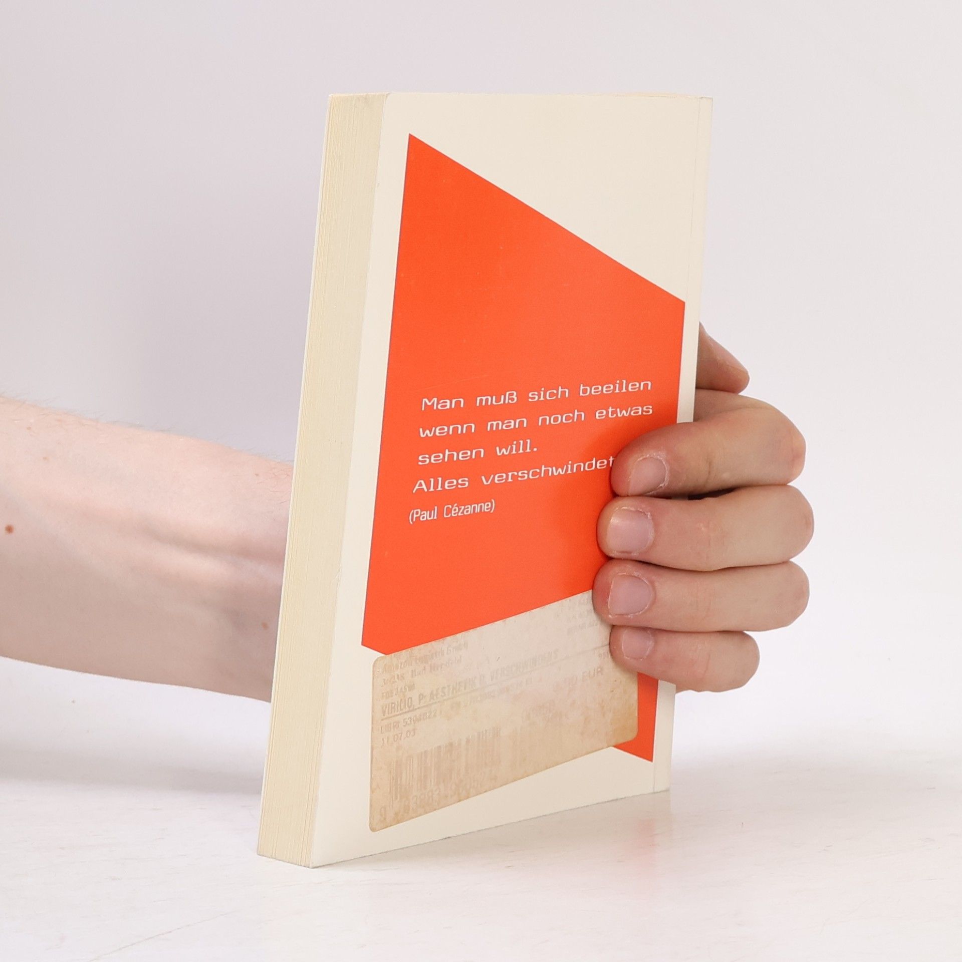 Paul Virilio Ästhetik des Verschwindens
