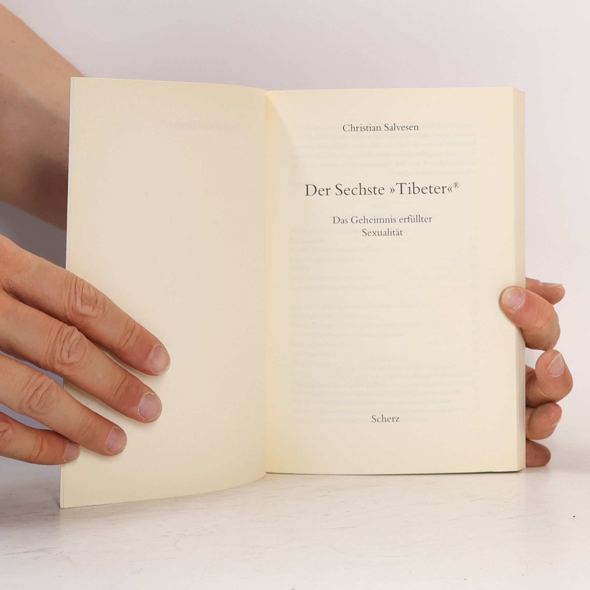 Christian Salvesen Der Sechste Tibeter