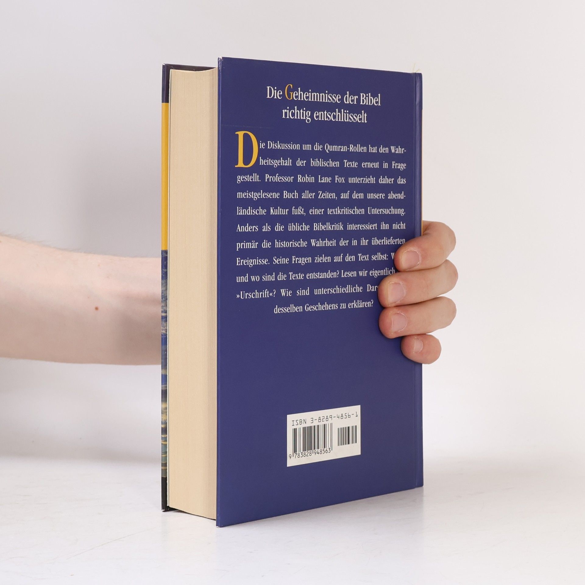 Robin Lane Fox Die Geheimnisse der Bibel richtig entschlüsselt