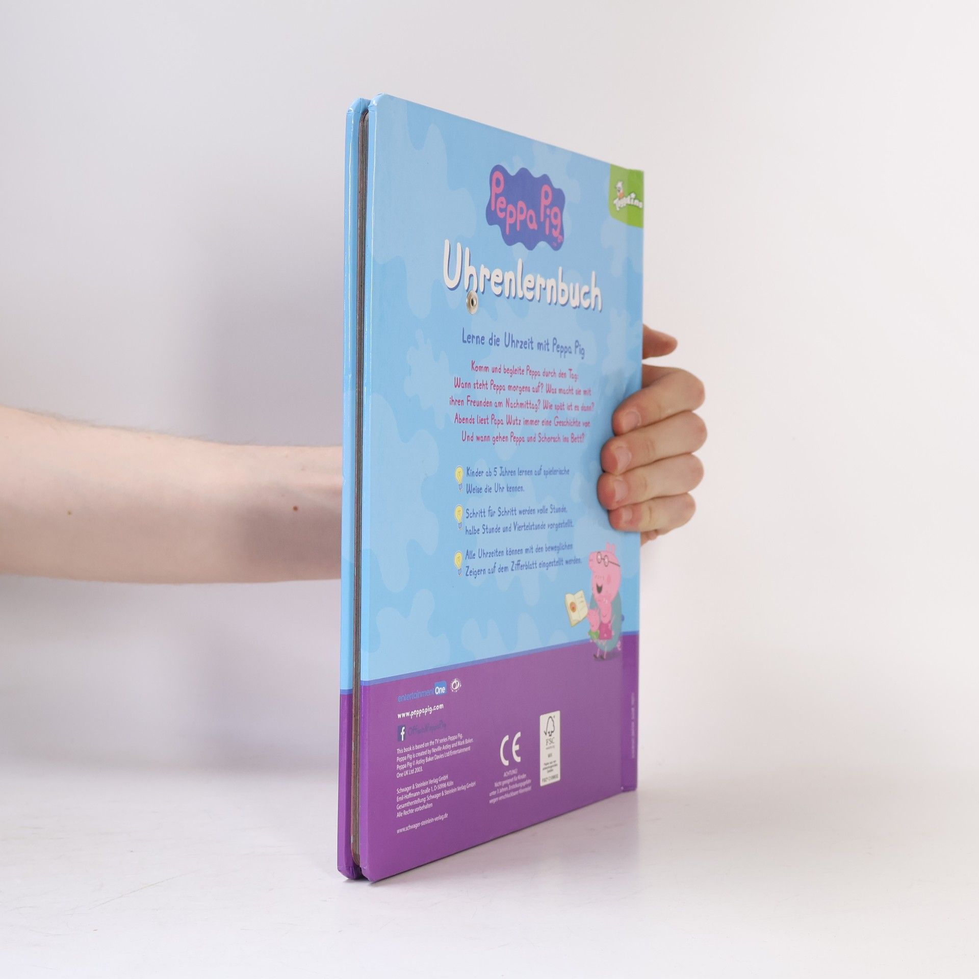 Autorenkollektiv Peppa Pig Uhren Lernbuch