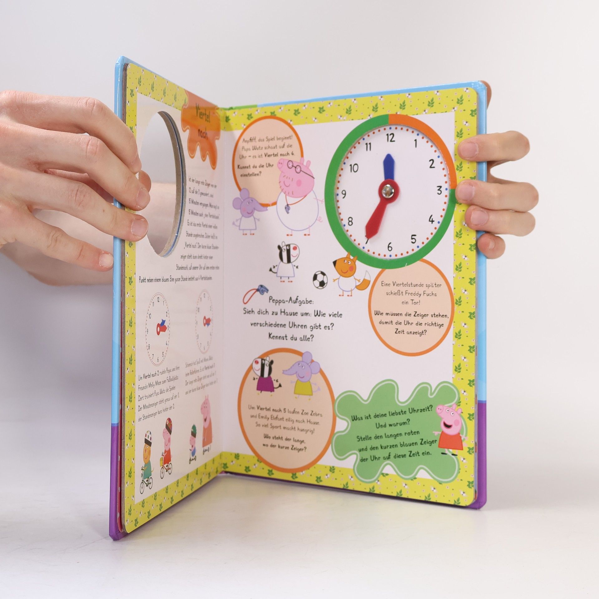 Autorenkollektiv Peppa Pig Uhren Lernbuch