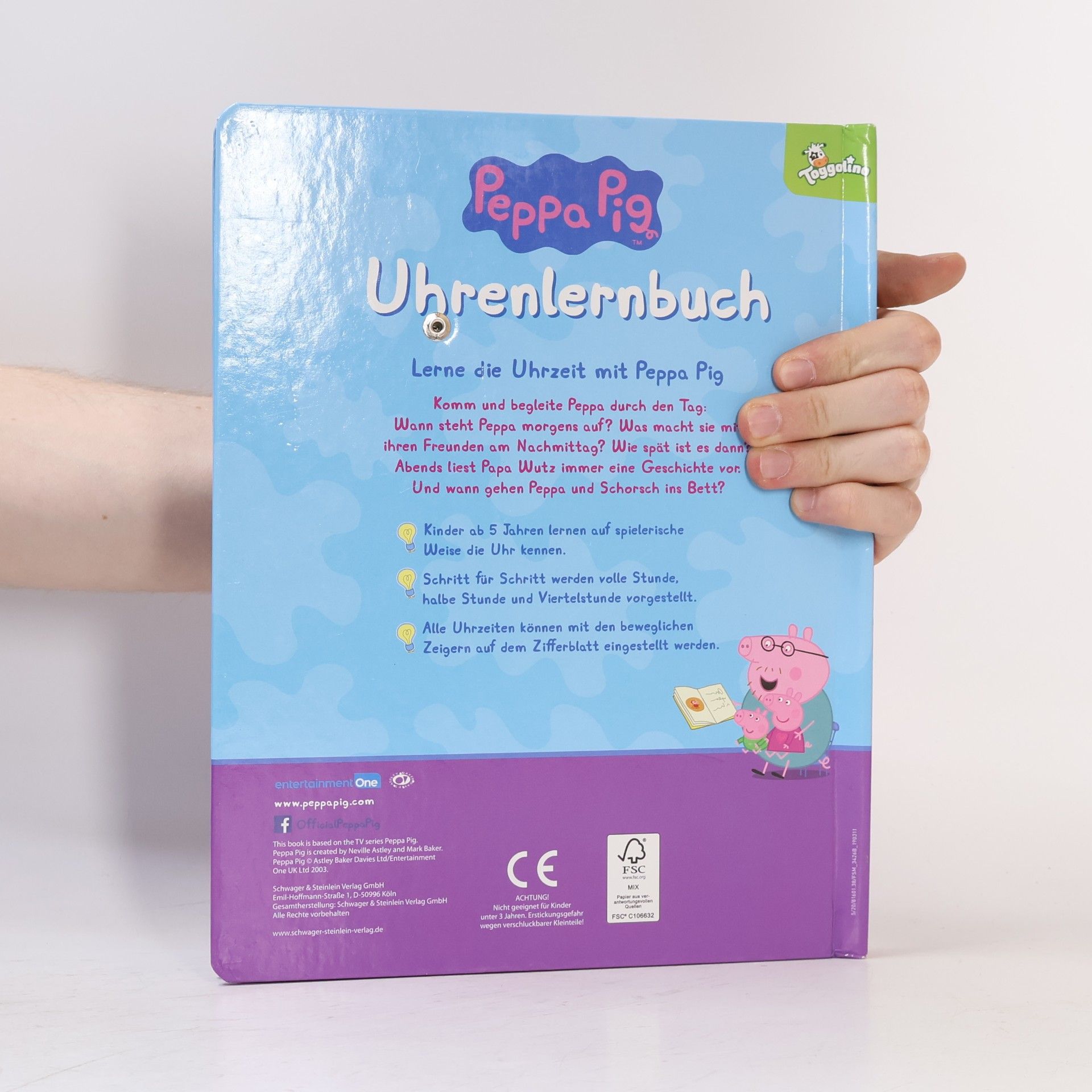 Autorenkollektiv Peppa Pig Uhren Lernbuch