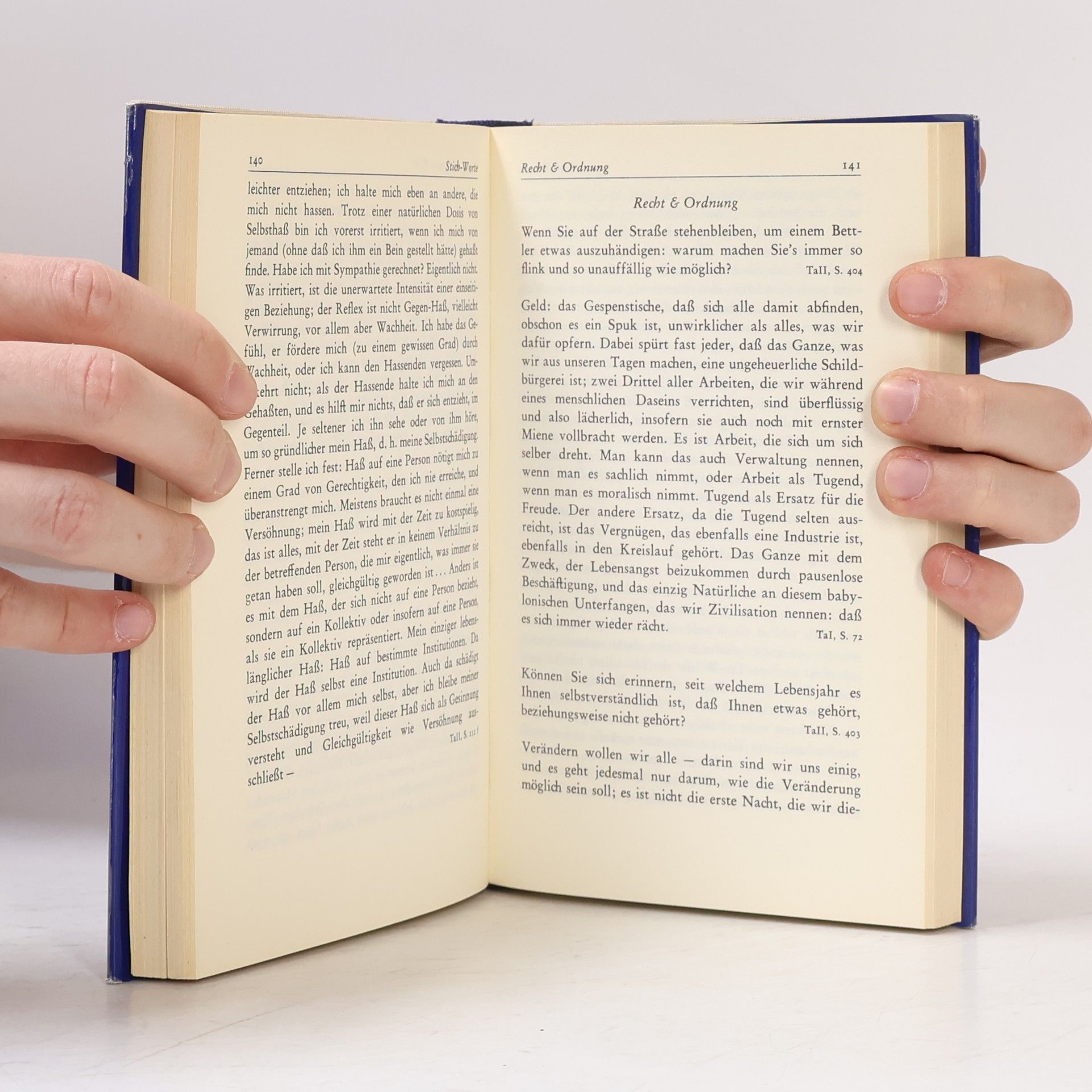 Max Frisch Stich-Worte