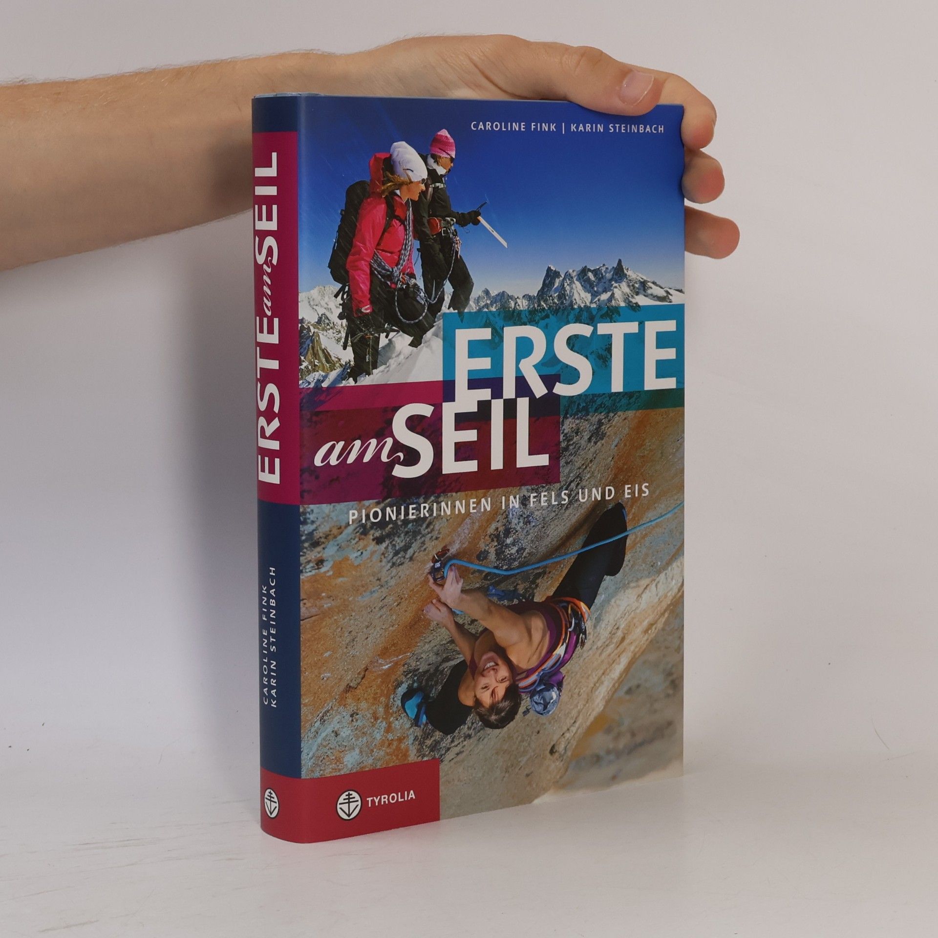 Caroline Fink Erste am Seil