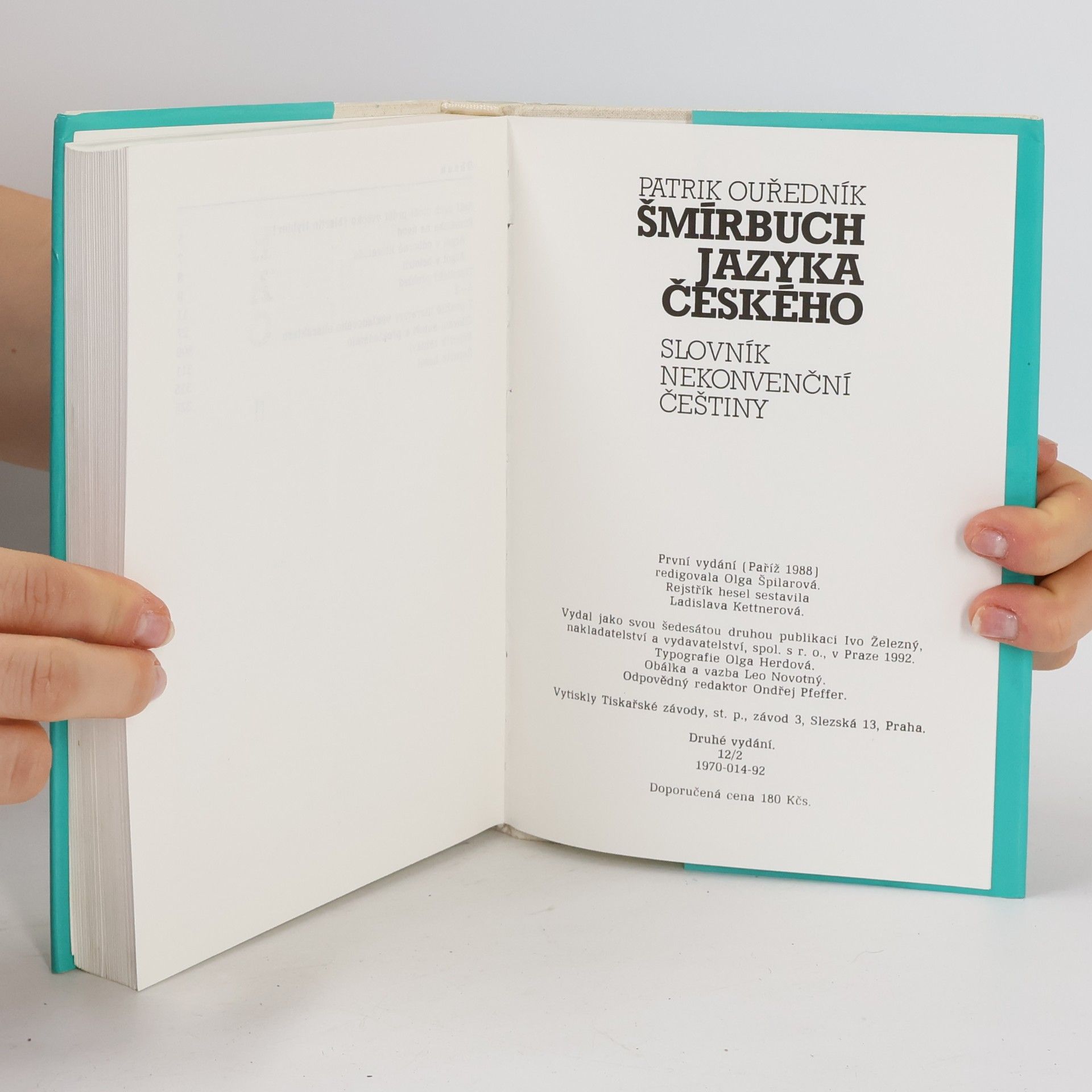 Patrik Ouředník Šmírbuch jazyka českého
