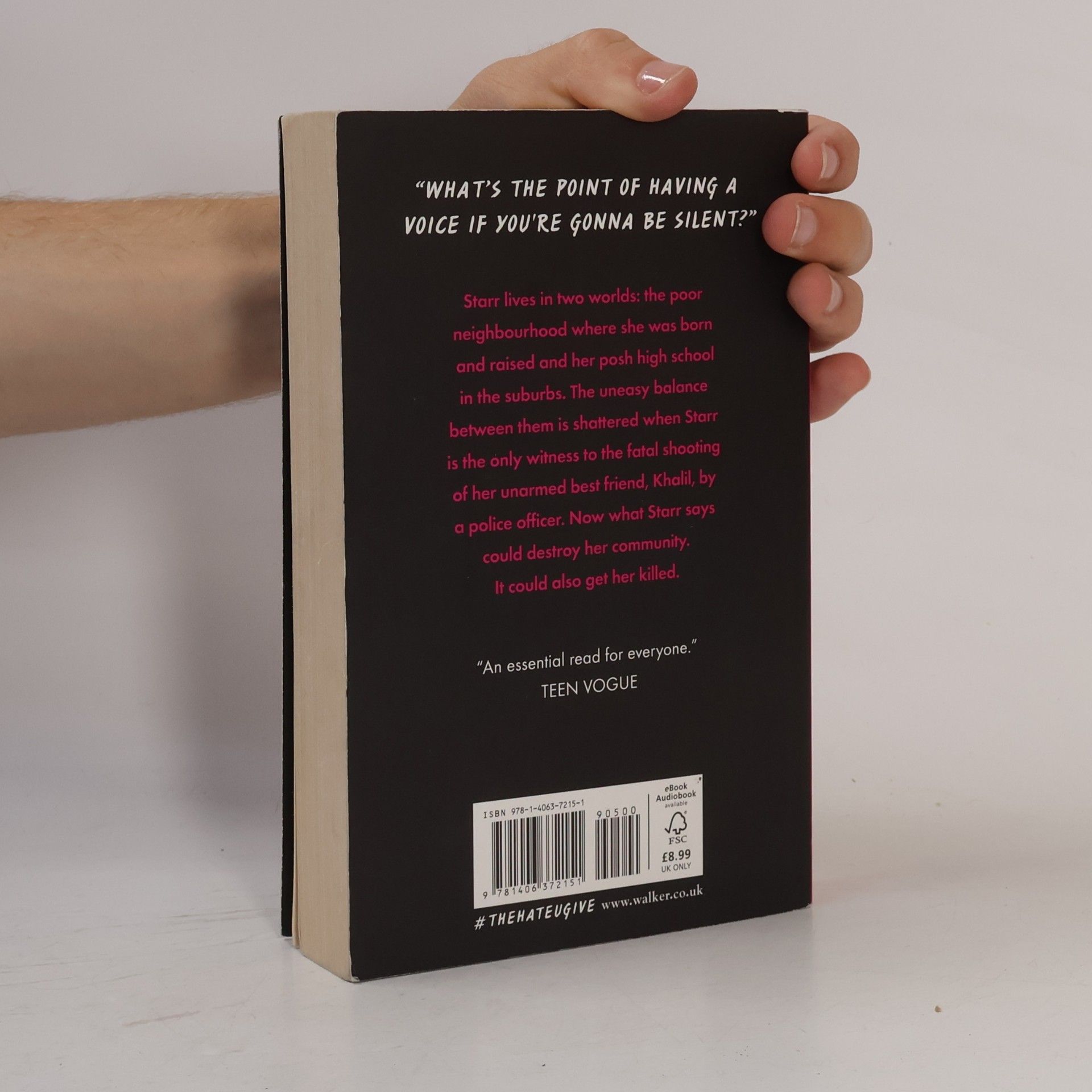 Angie Thomas The Hate U Give