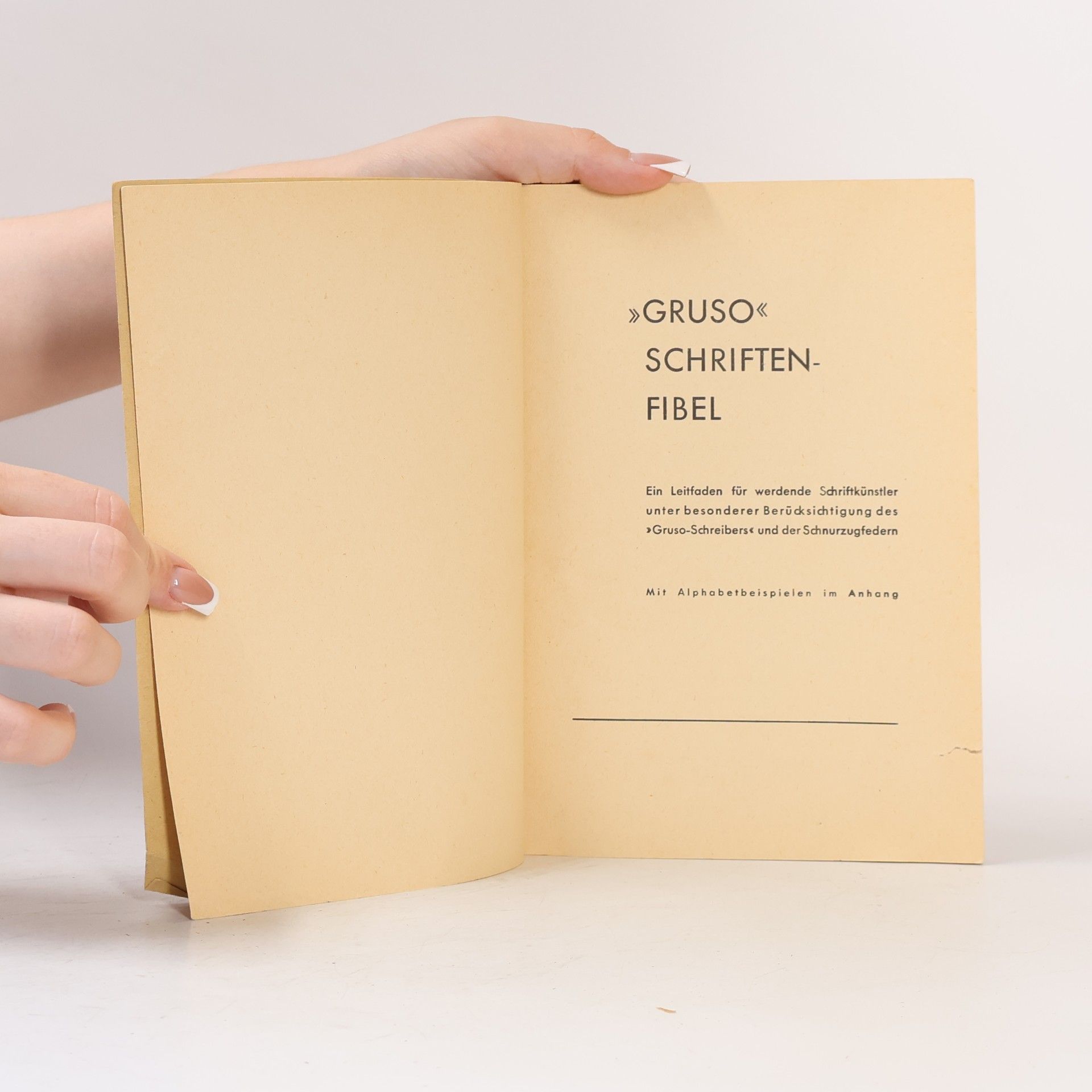 Karl Gröner Gruso Schriftenfibel