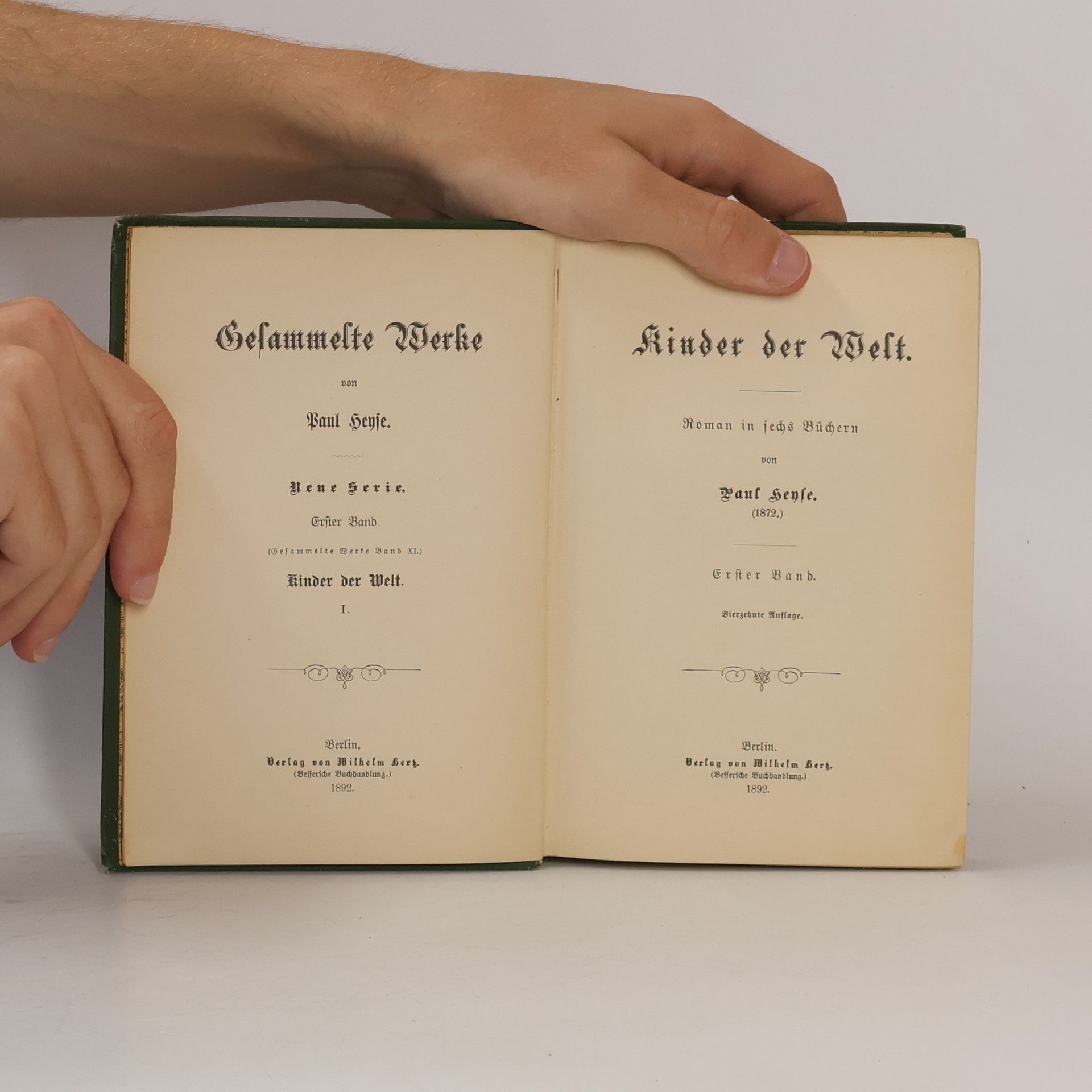 Paul Heyse Kinder der Welt 1-2