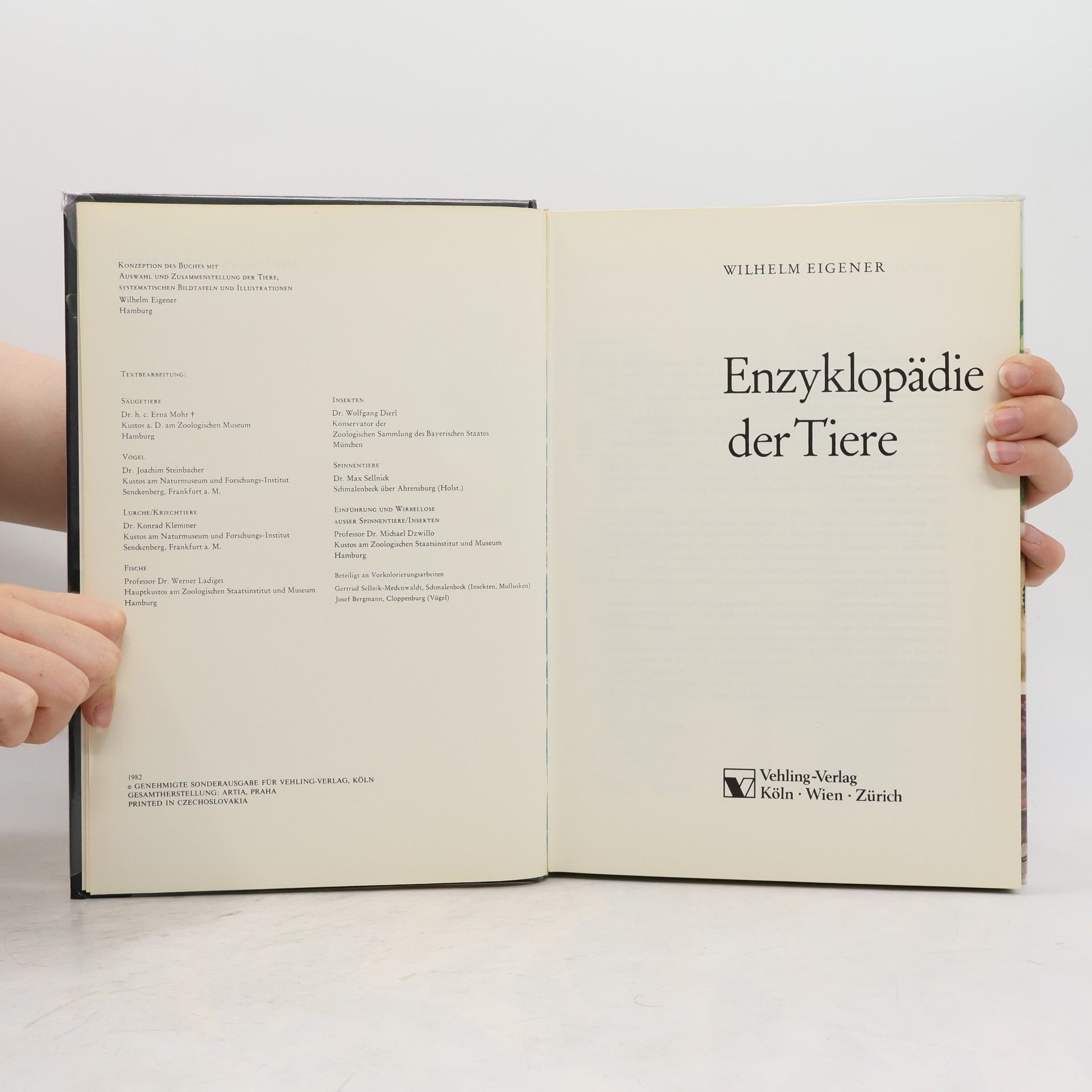 Wilhelm Eigener Enzyklopädie der Tiere 1