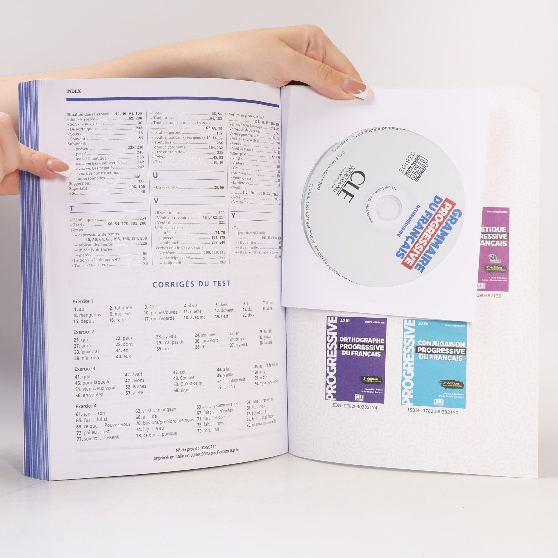 Maïa Grégoire Grammaire progressive du Français, Niveau intermédiaire (4ème édition), m. Audio-CD