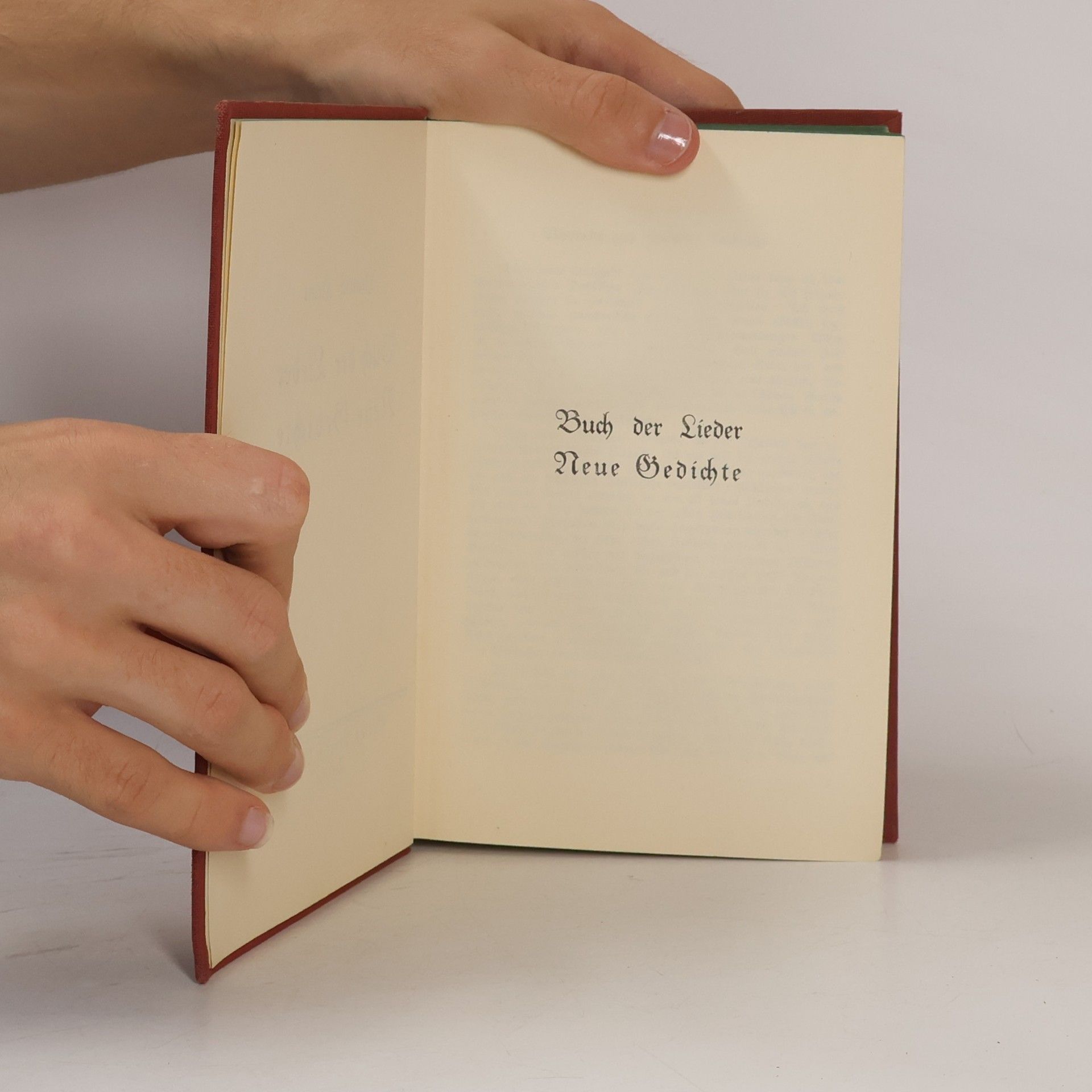 Heinrich Heine Buch der Lieder. Neue Gedichte