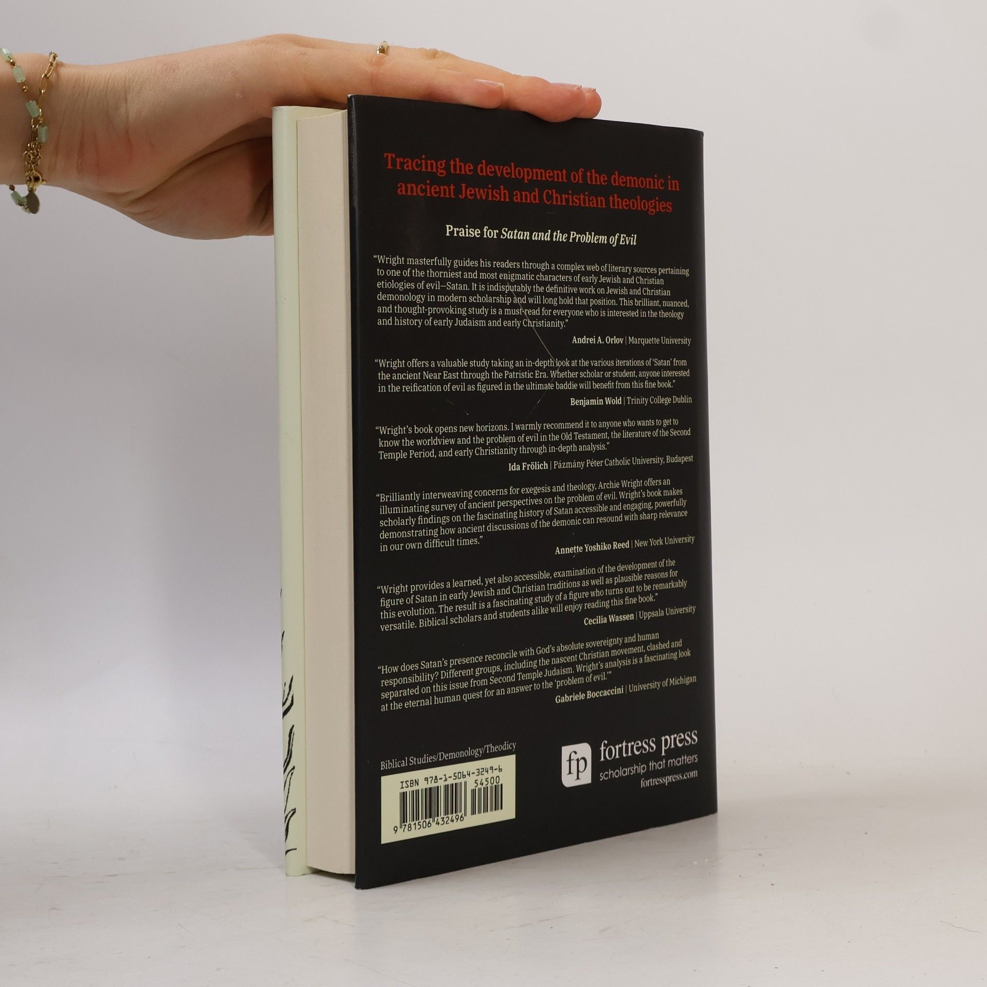 Archie T. Wright Satan and the Problem of Evil: From the Bible to the Early Church Fathers