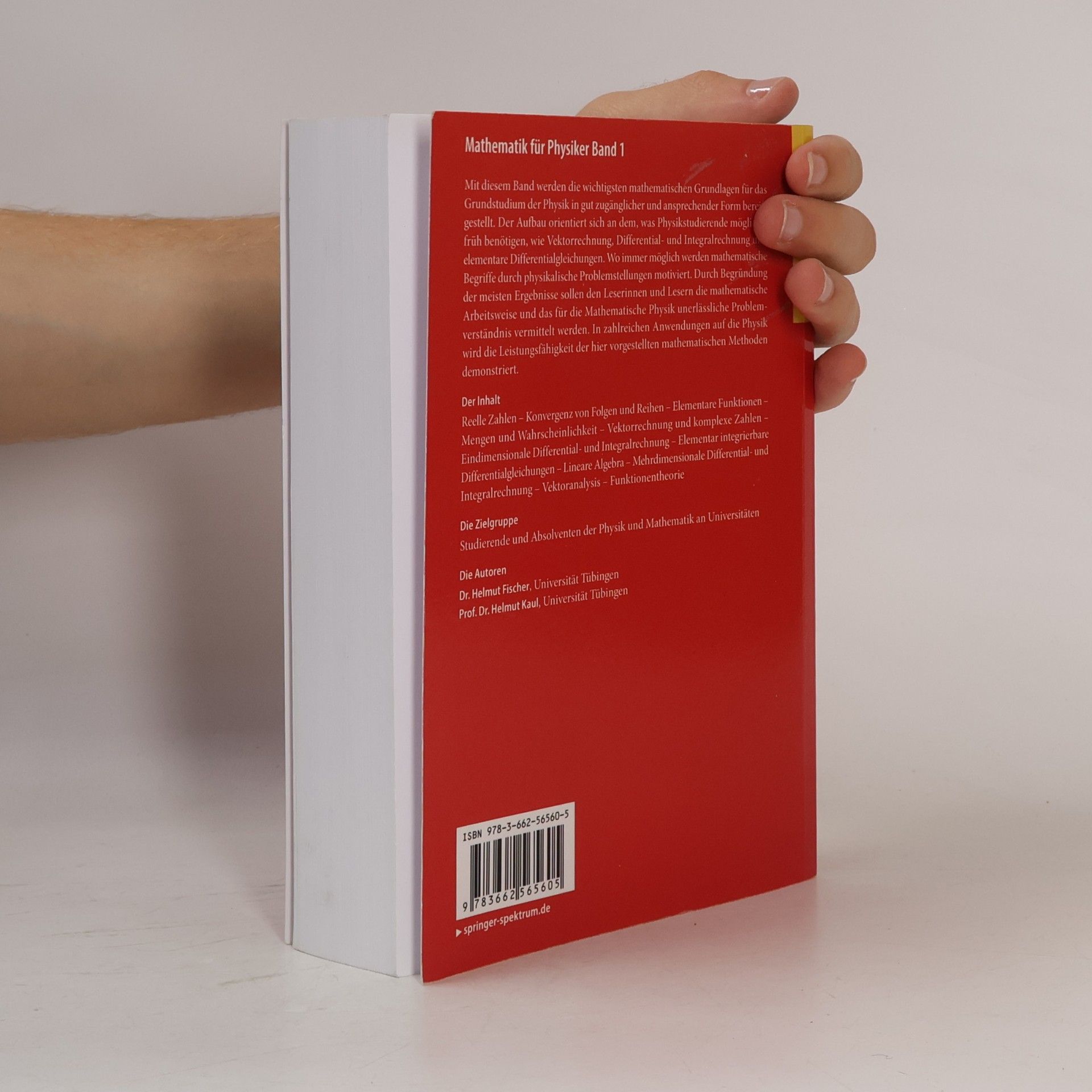 Helmut Fischer Analysis, Lineare Algebra, Vektoranalysis, Funktionentheorie