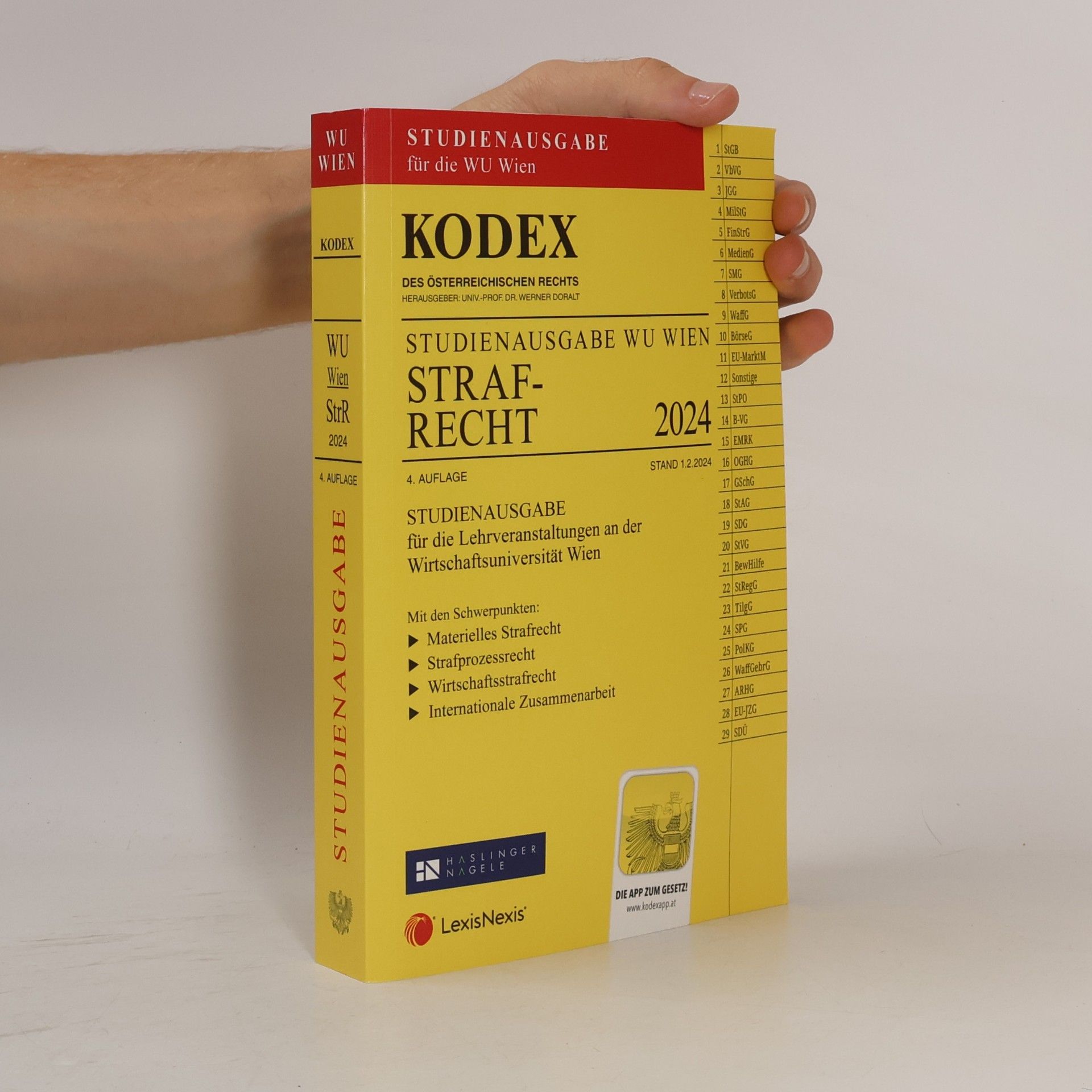 Kodex Strafrecht für die WU 2024 - inkl. App