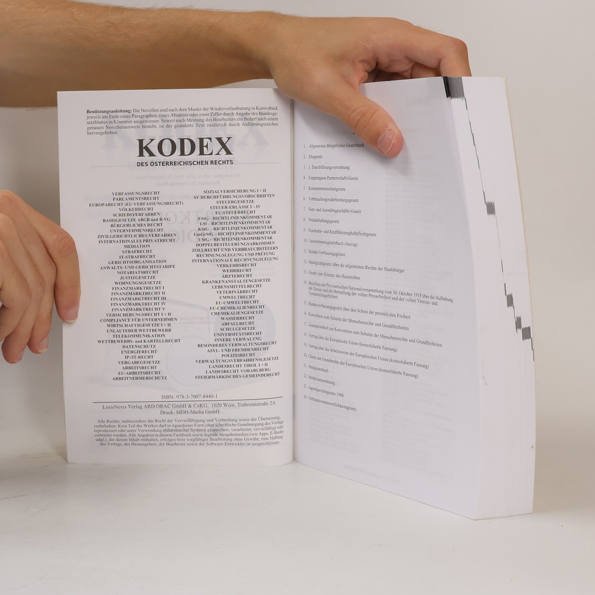 Werner Doralt Kodex Startkodex Wien Juridicum 2023/24 - inkl. App: Studienausgabe für die Uni Wien