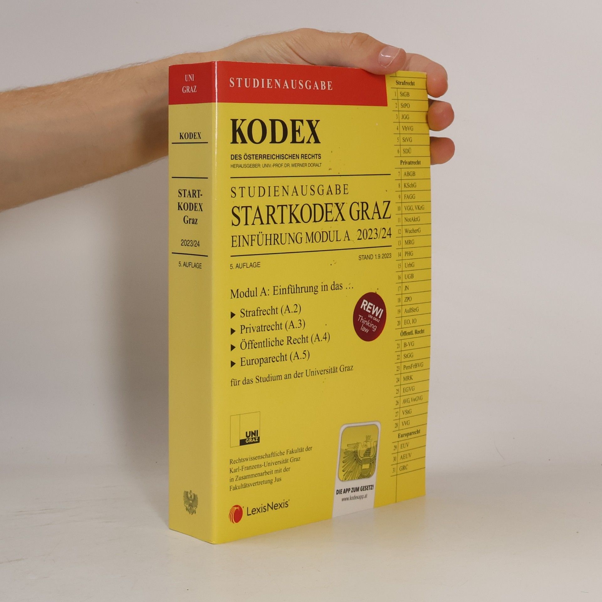 Kodex Studienausgabe - 2023/24: Startkodex Graz Einführung Modul A