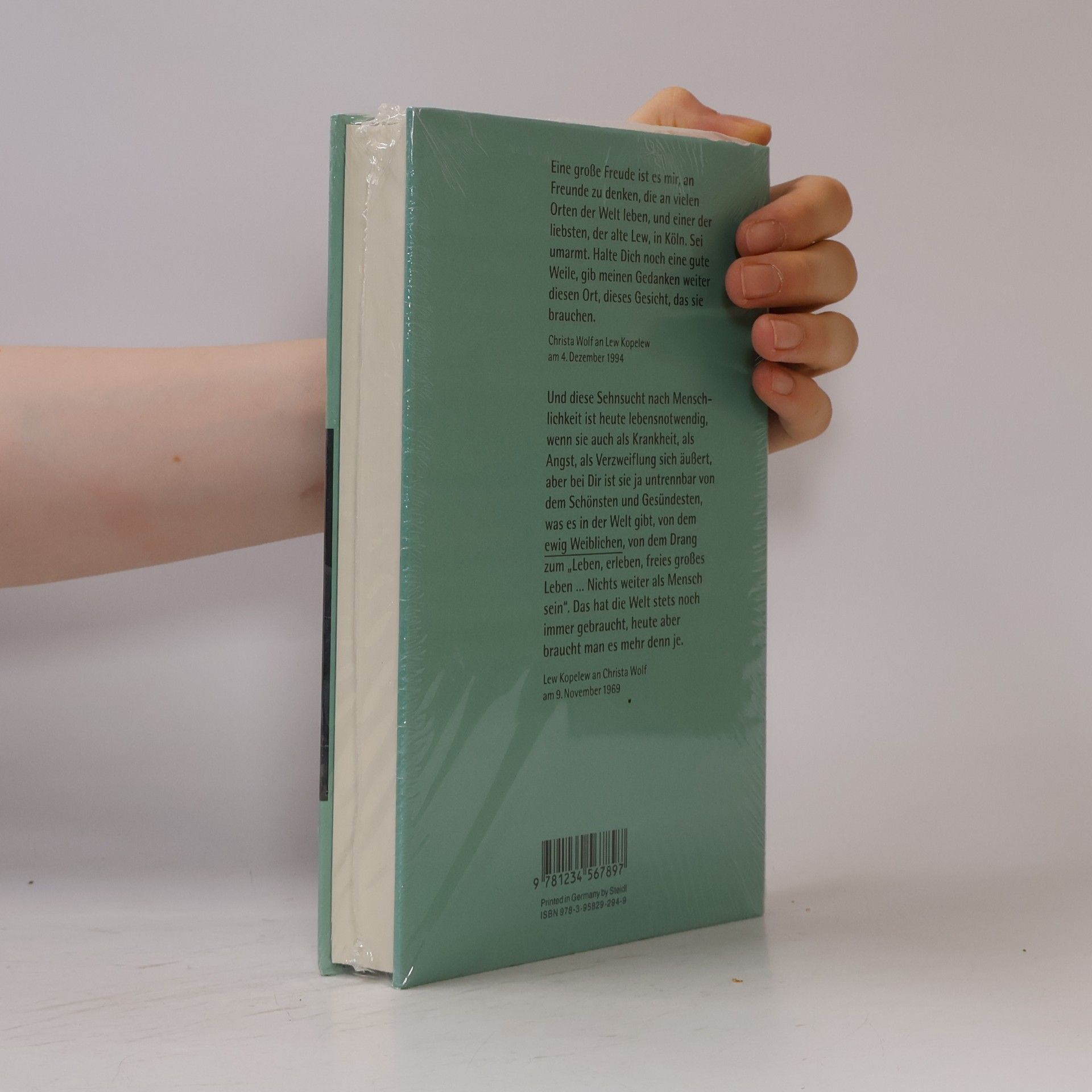Christa Wolf Sehnsucht nach Menschlichkeit: Der Briefwechsel 1969–1997