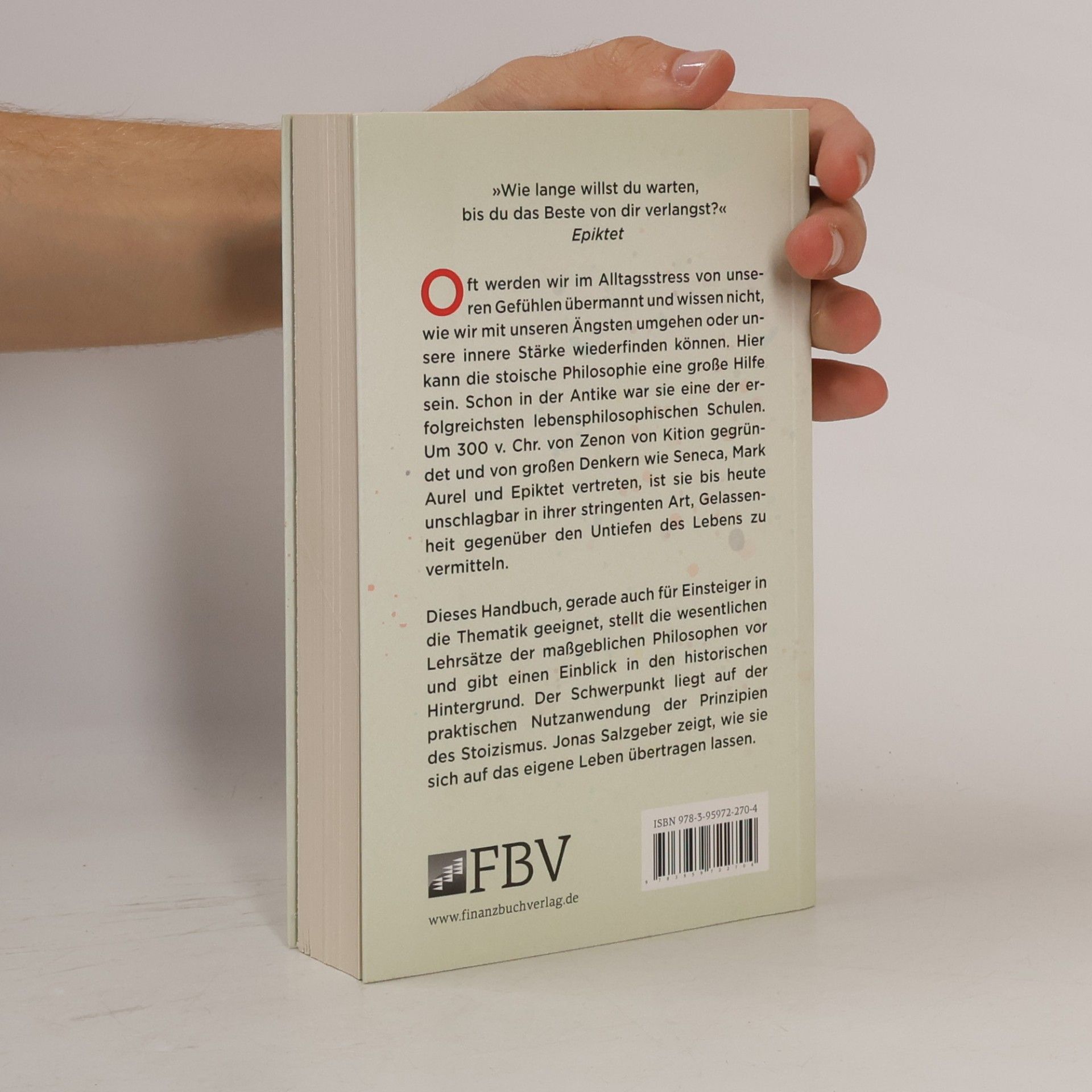 Jonas Salzgeber Das kleine Handbuch des Stoizismus