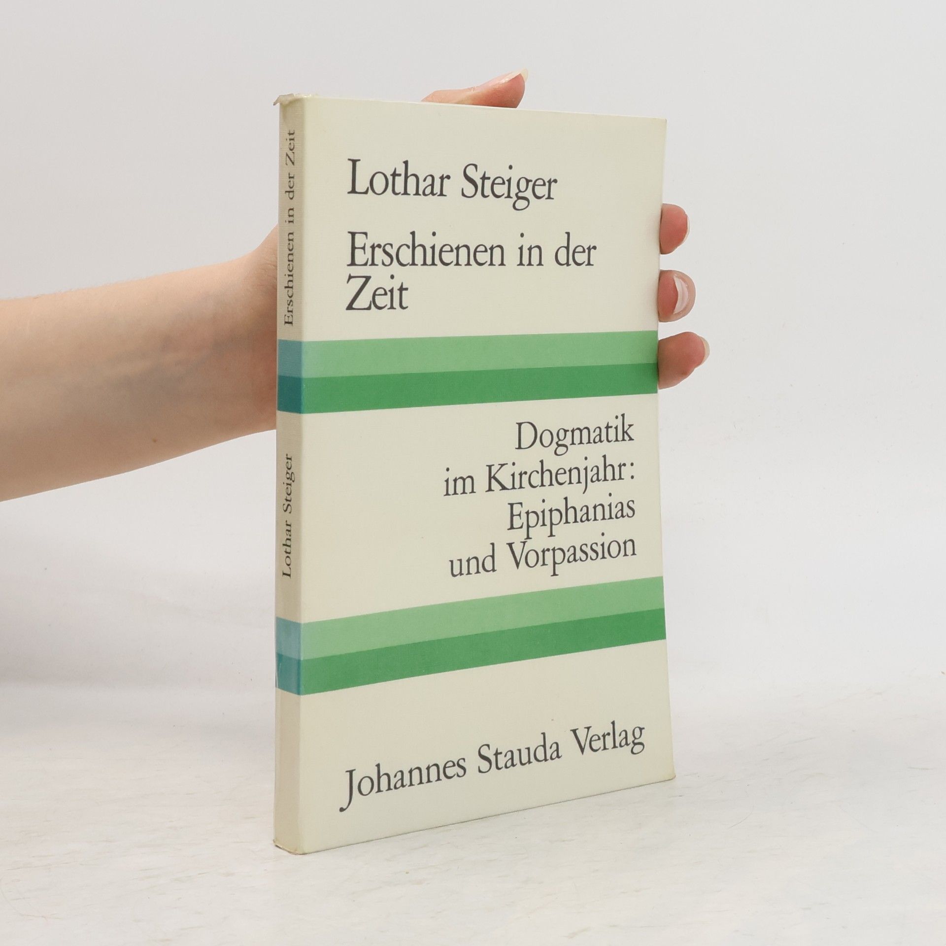 Erschienen in der Zeit: Dogmatik im Kirchenjahr. Epiphanias u. Vorpassion nach d. Evangelien