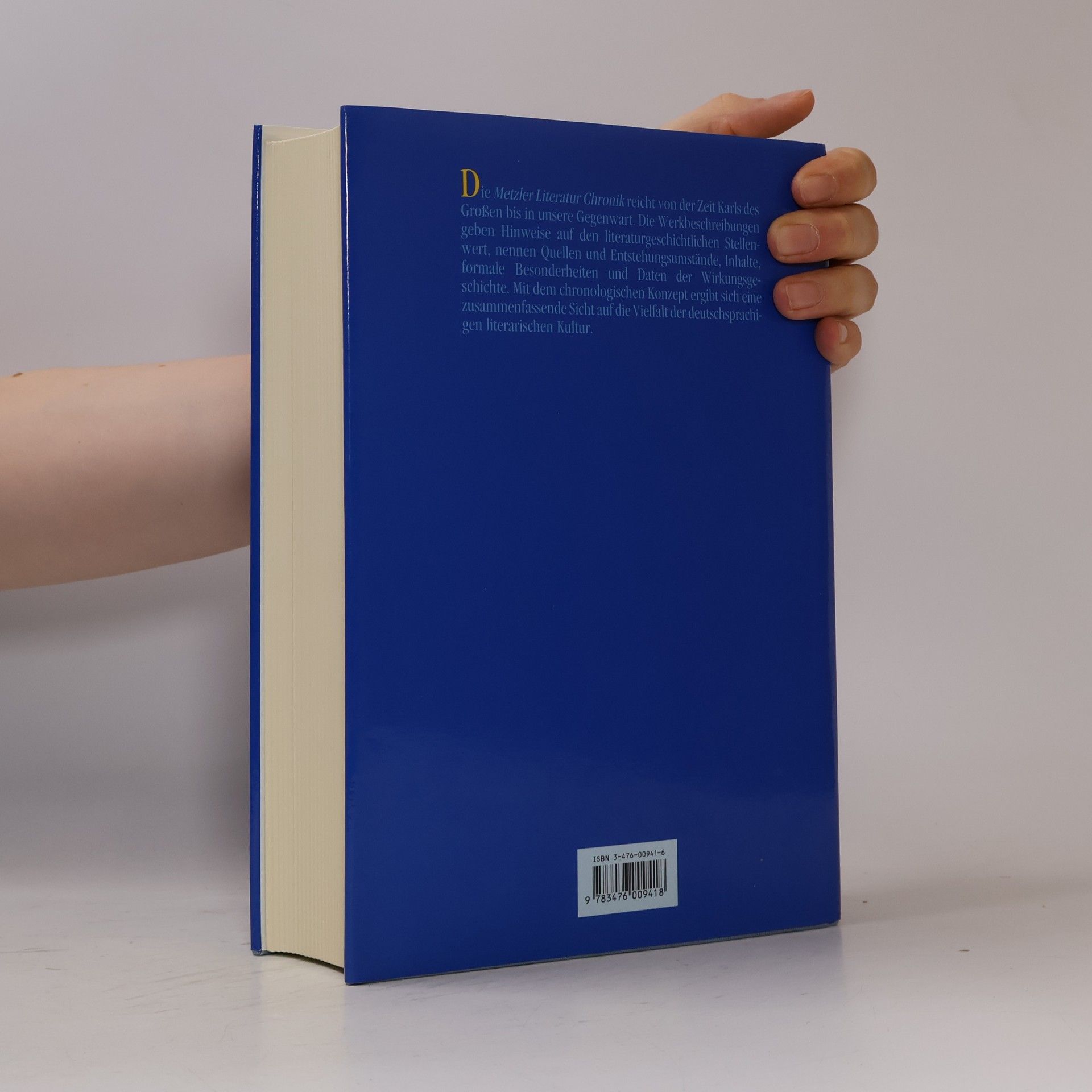 Volker Meid Metzler-Literatur-Chronik