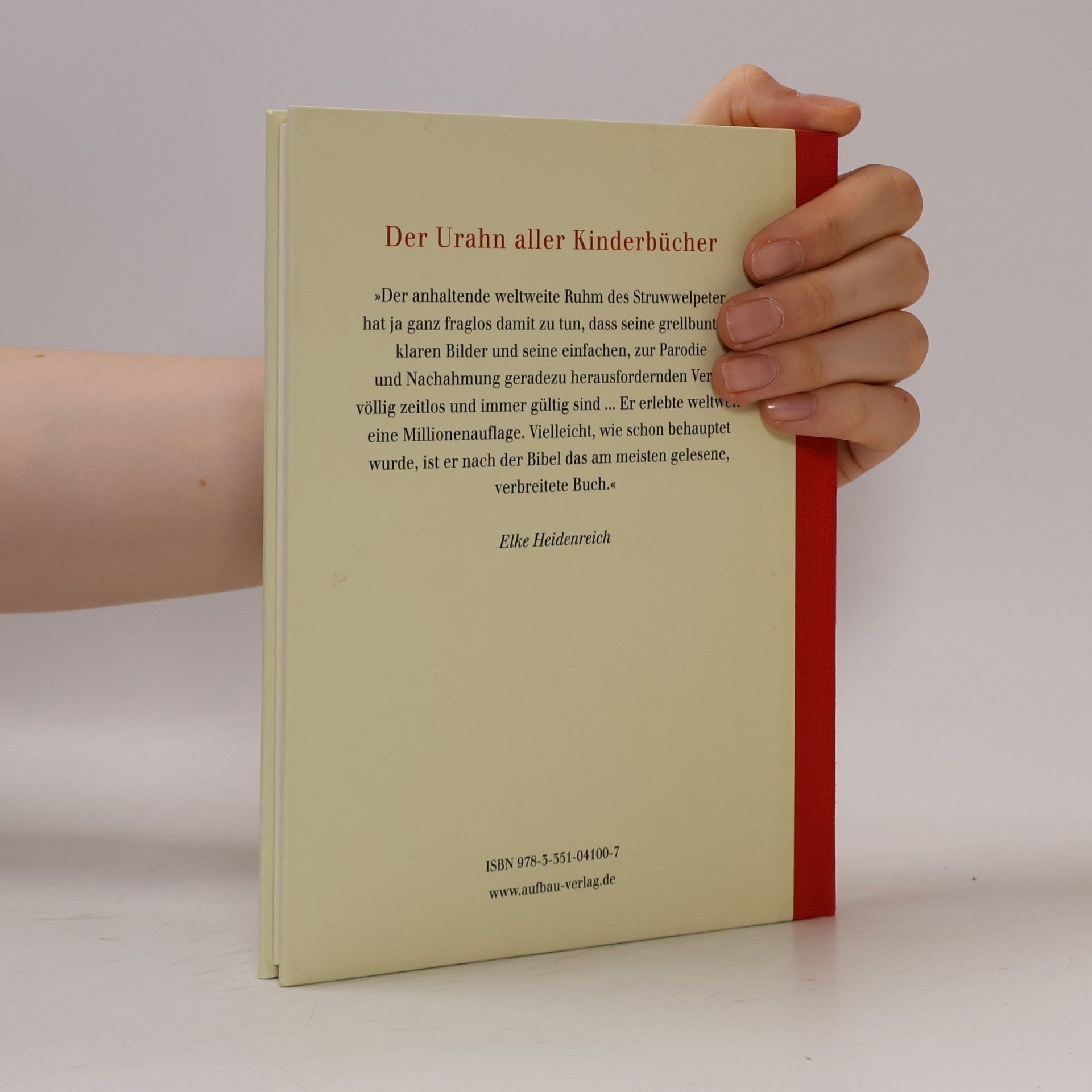 Heinrich Hoffmann Der Struwwelpeter
