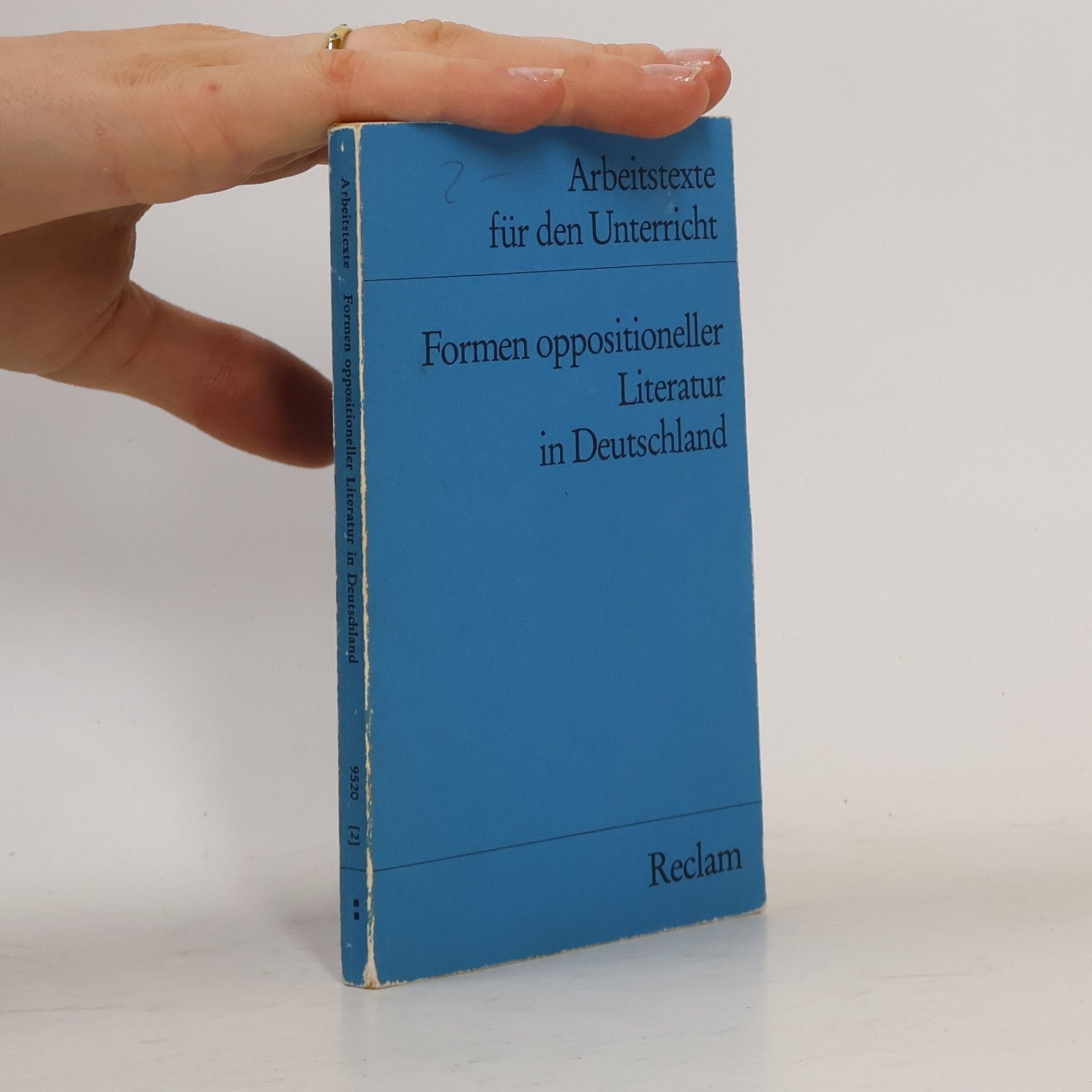 Bernd Ogan Formen oppositioneller Literatur in Deutschland