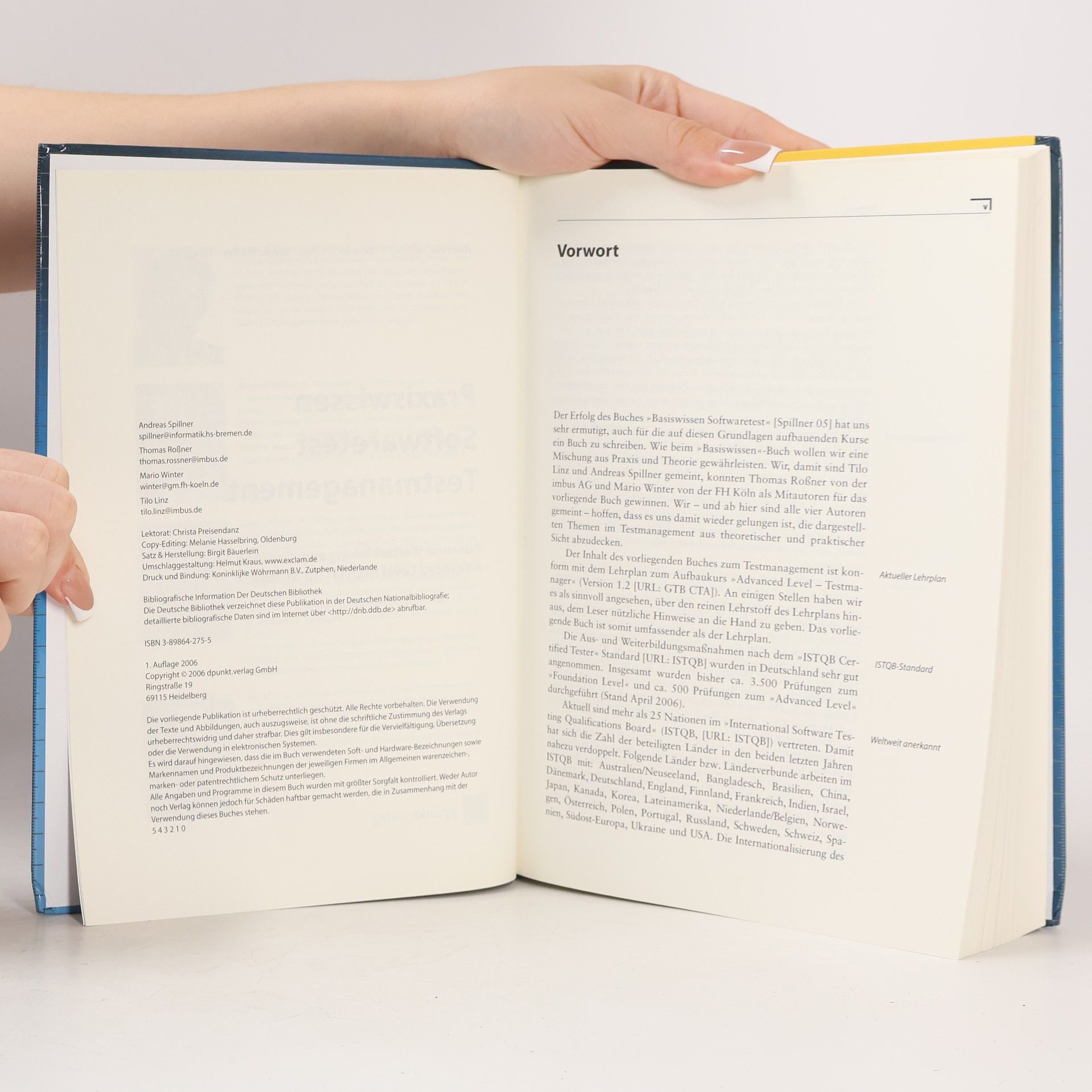 Andreas Spillner iSQI-Reihe: Praxiswissen Softwaretest - Testmanagement