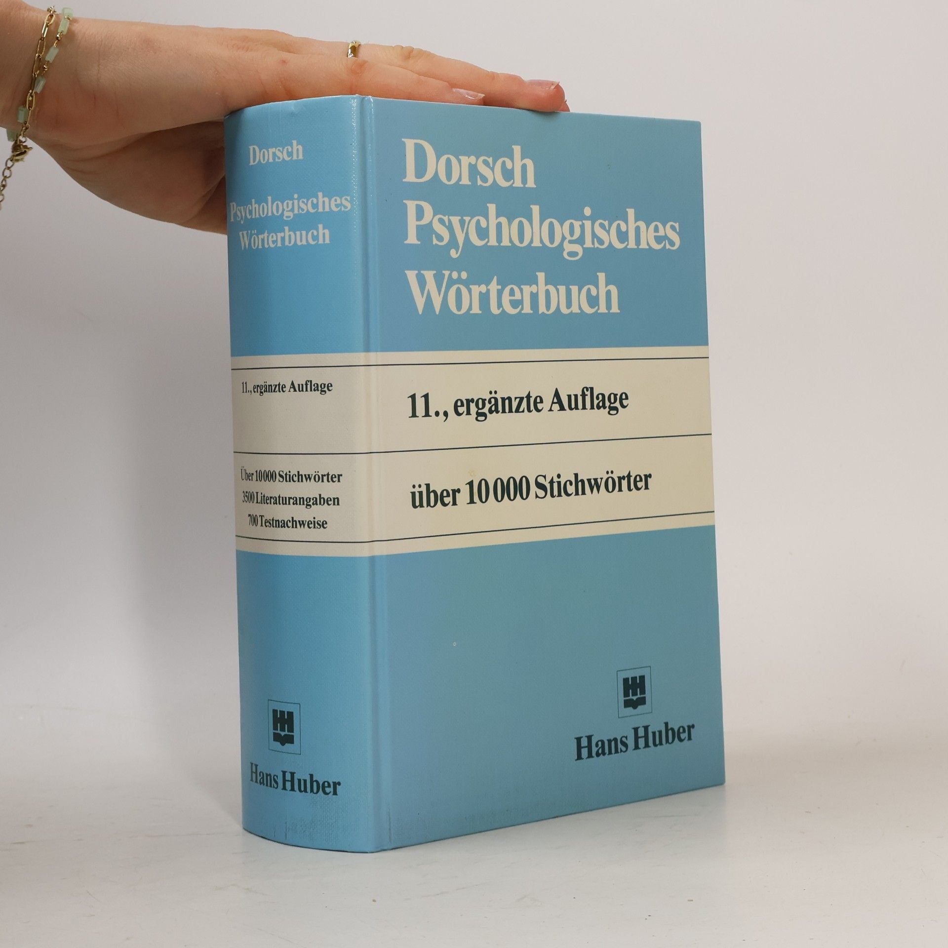 Friedrich Dorsch Psychologisches Wörterbuch