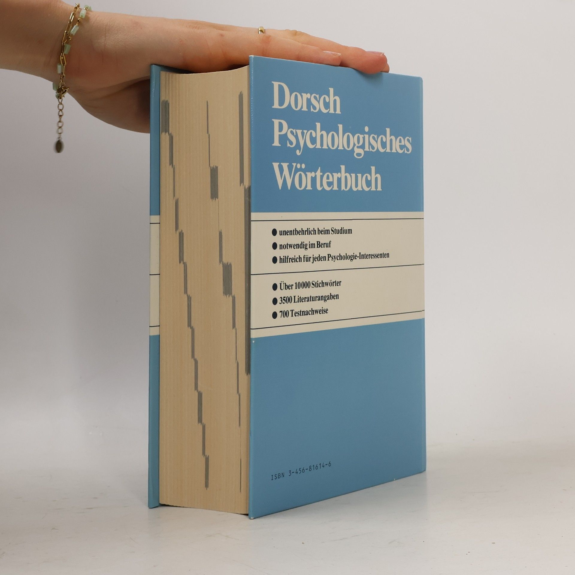 Friedrich Dorsch Psychologisches Wörterbuch