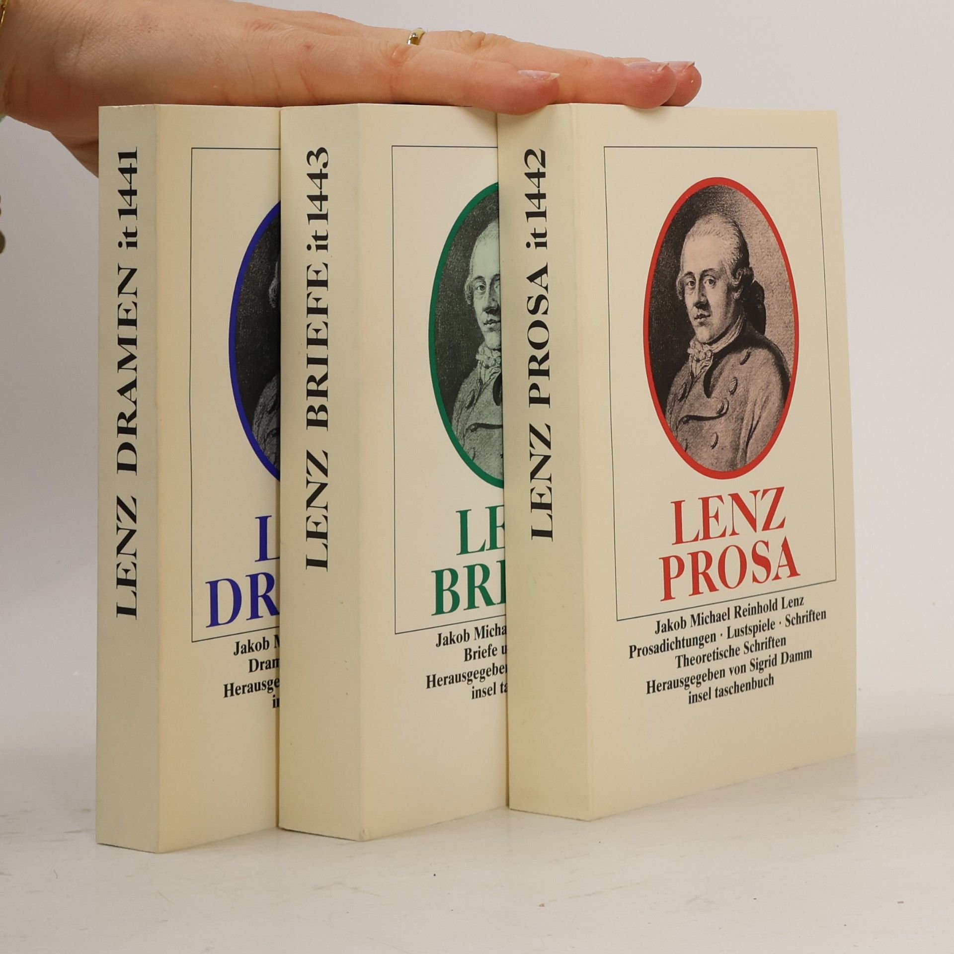 Jakob Michael Reinhold Lenz Werke und Briefe. Dramatische Fragmente, Übersetzungen Shakespeares; Lustspiele nach dem Plautus, Prosadichtungen, Theoretische Schriften; Gedichte, Briefe. Hrsg. v. Sigrid Damm
