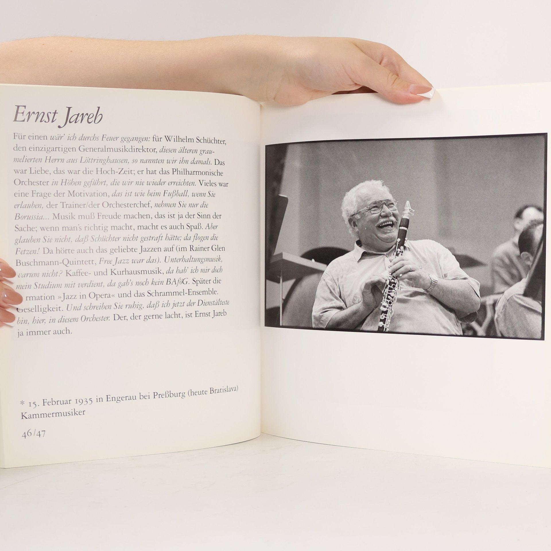Jürgen Wassmuth 55 aus Dortmund Portraits aus Kunst, Kultur & Medien 1997