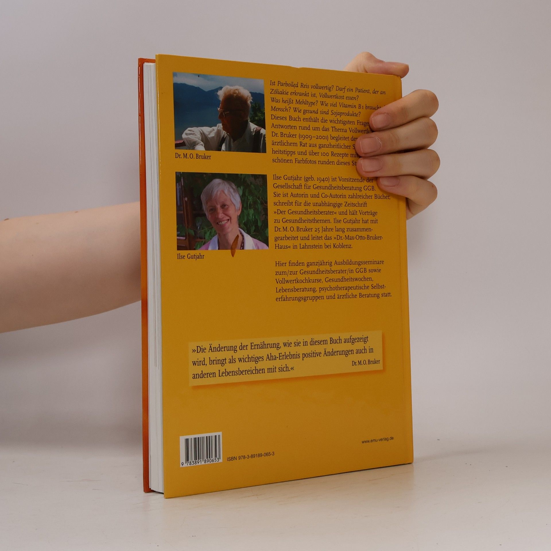 Max O. Bruker Das große Dr.-Max-Otto-Bruker-Ernährungsbuch