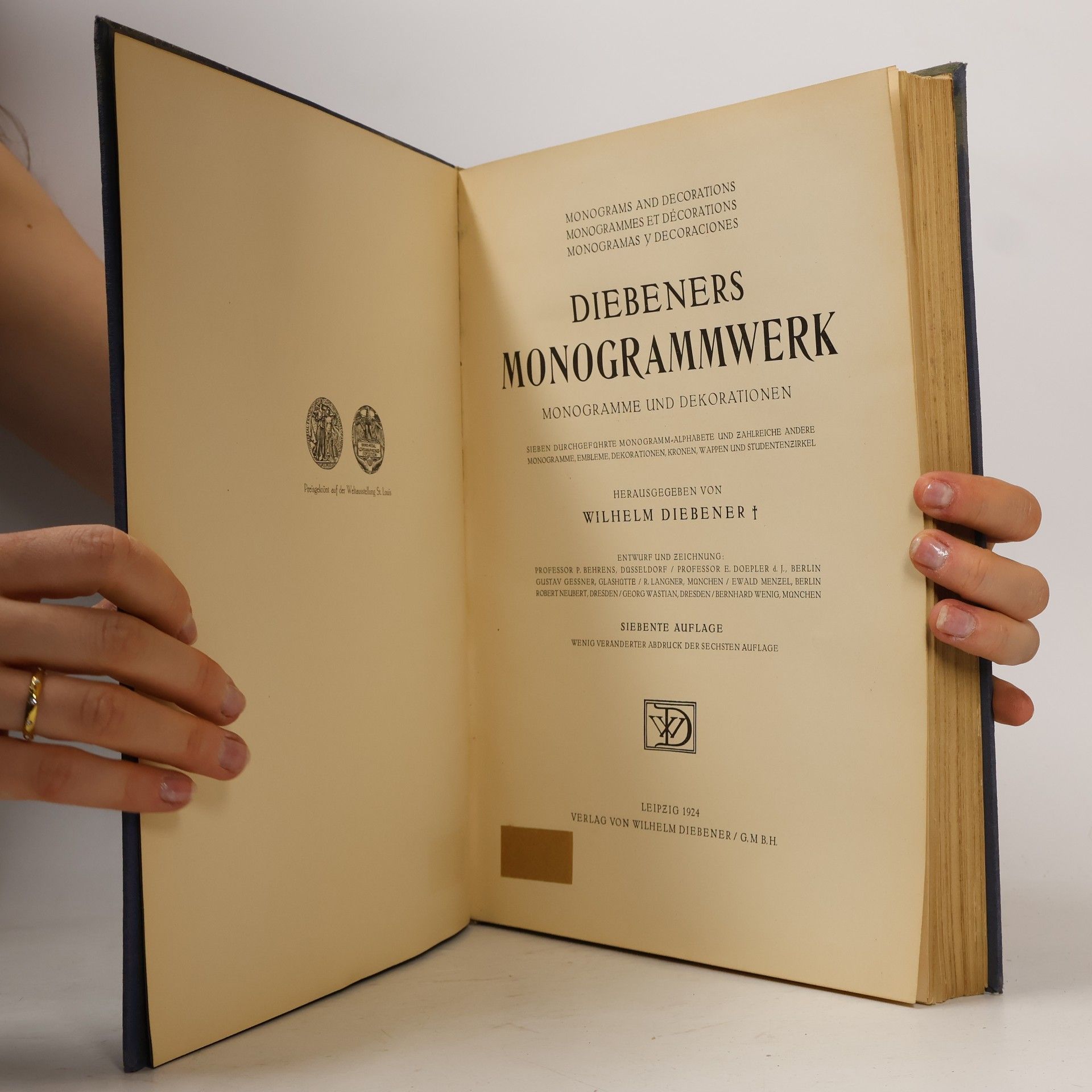 Wilhelm Diebener  Diebeners Monogrammwerk
