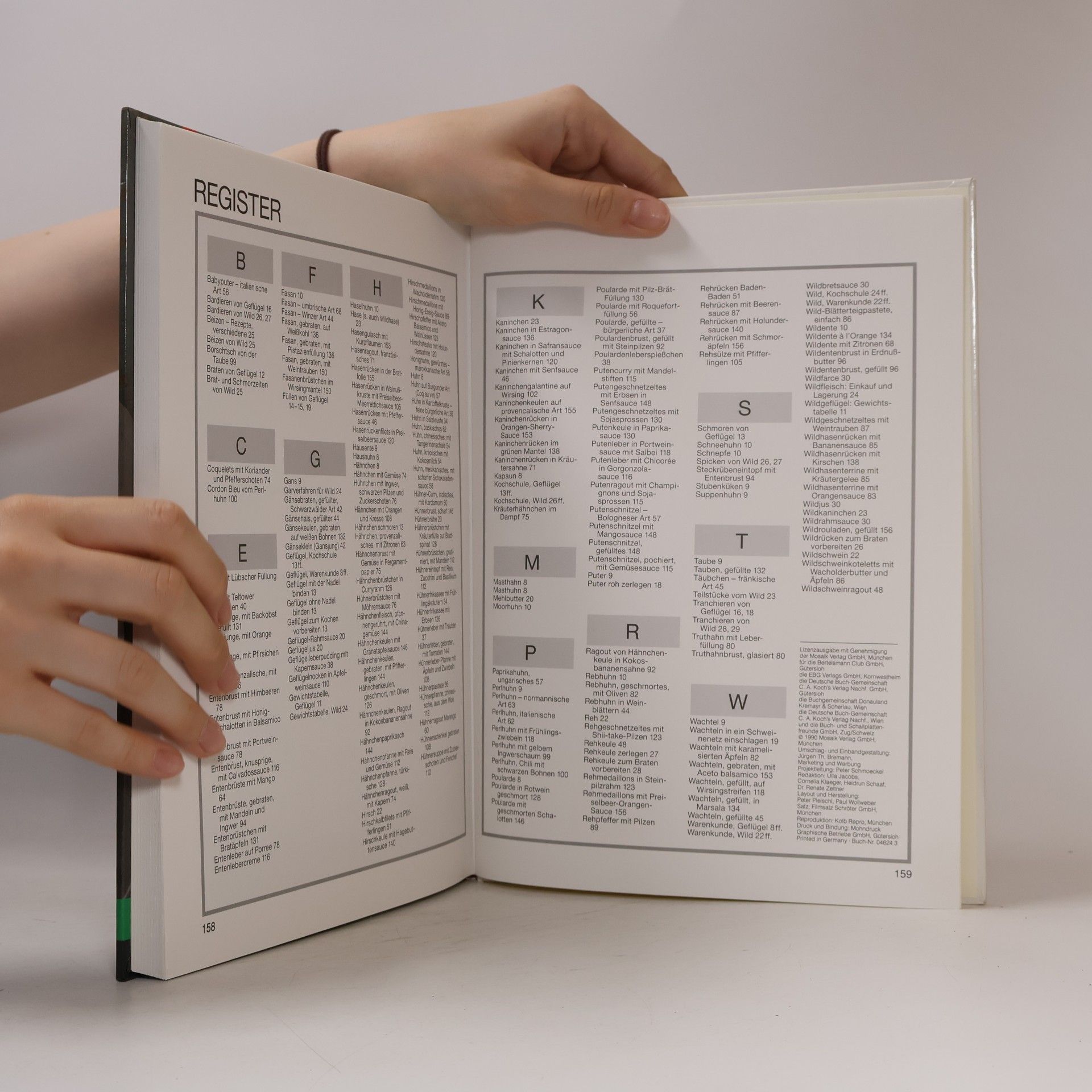 Kolektiv autorů Das Neue Menu. Geflügel und Wild