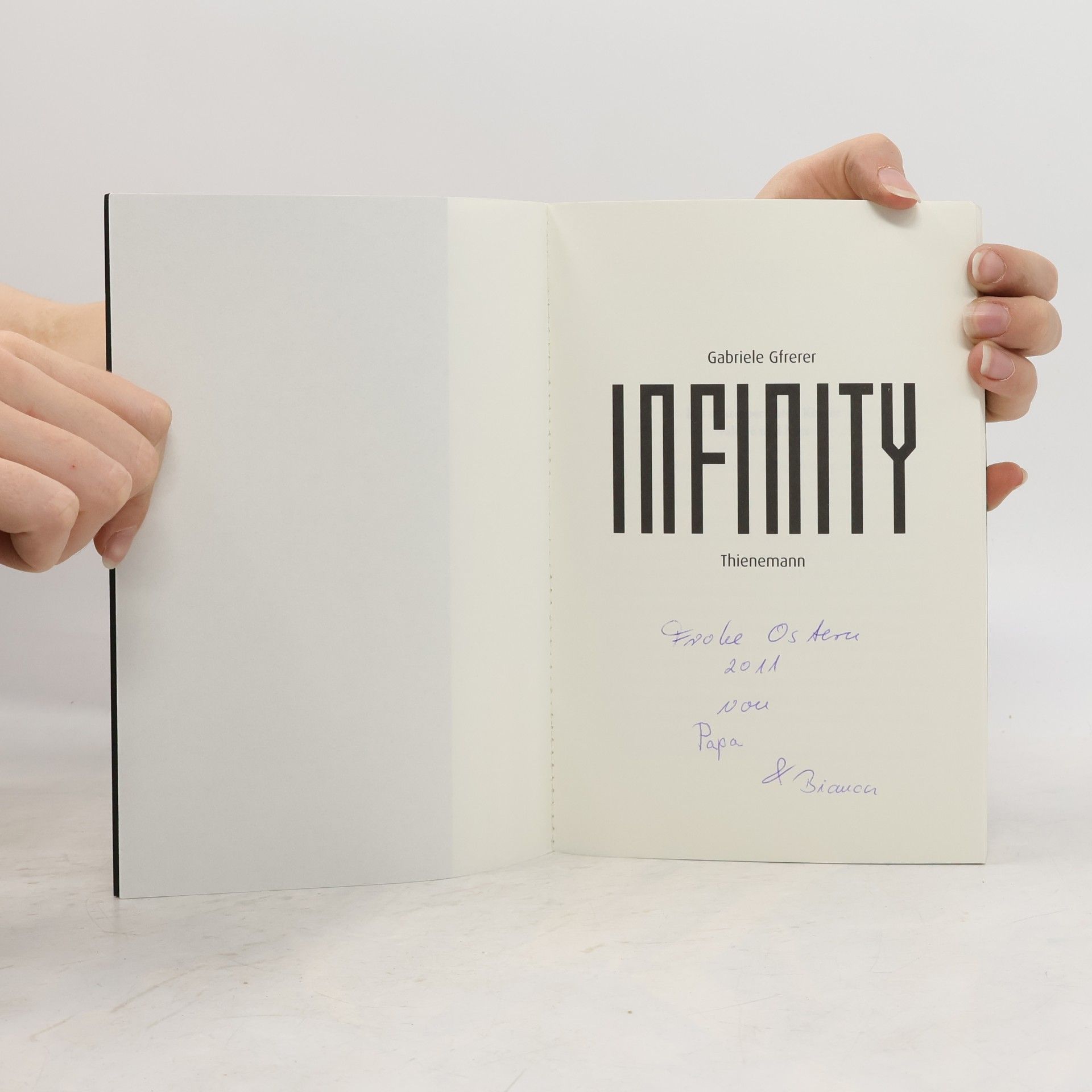 Gabriele Gfrerer Infinity. Thriller
