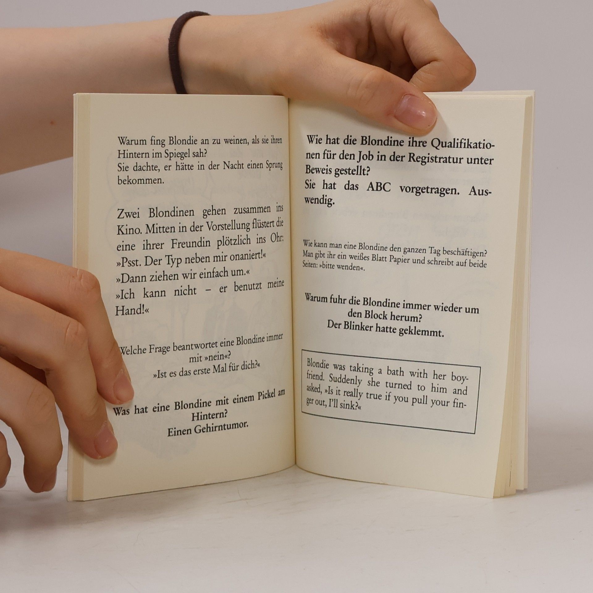 Various authors Blondinenwitze. Englisch-Deutsch