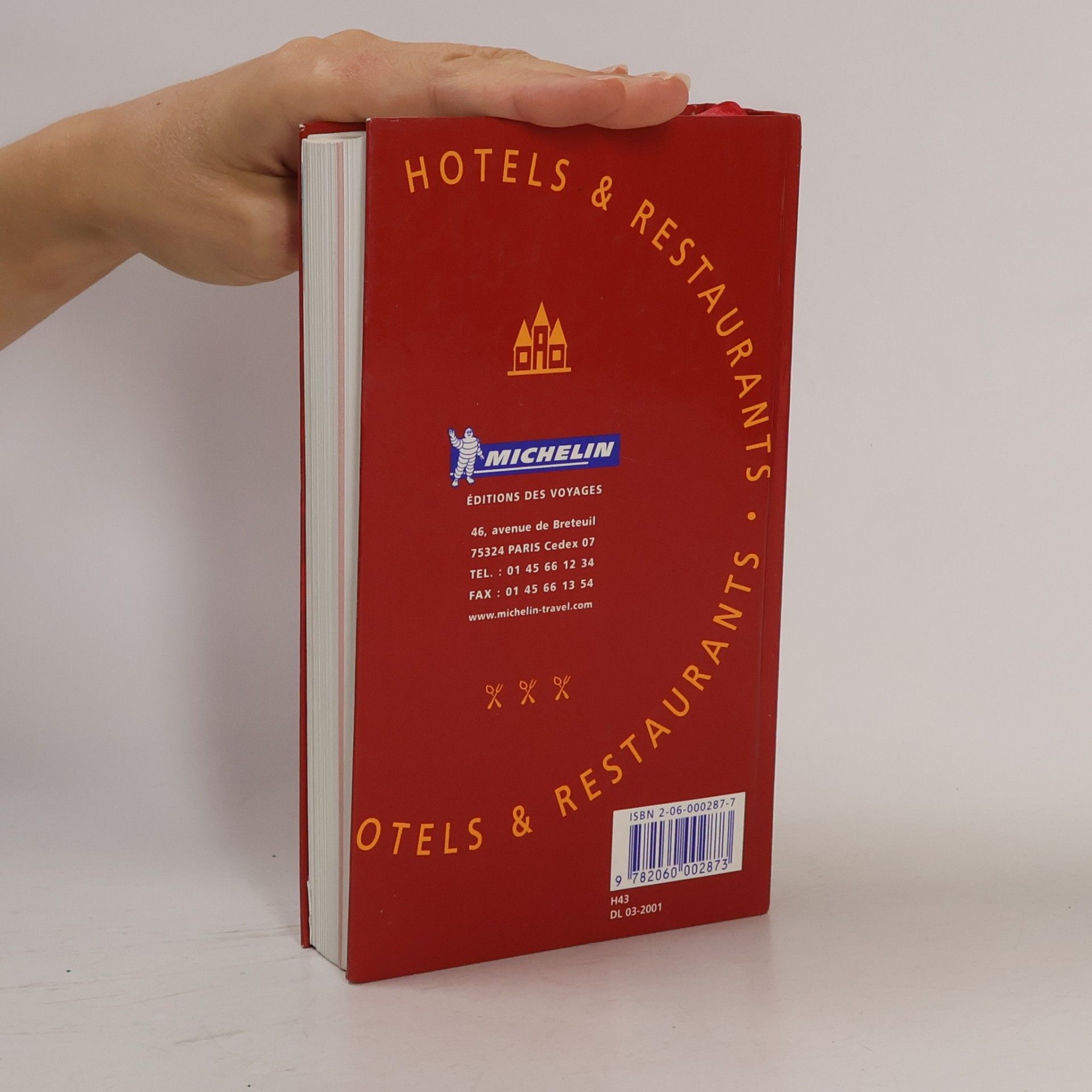 Michelin Michelin the Red Guide France 2001