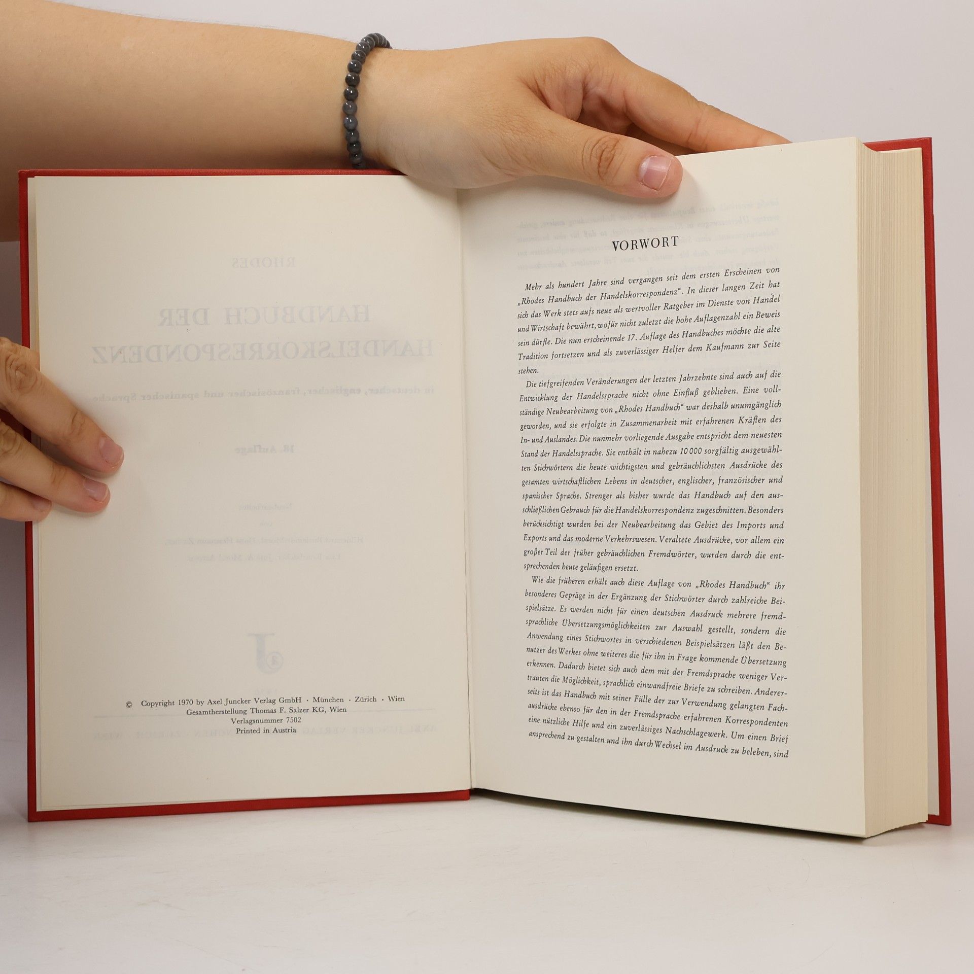 Friedrich Ludwig Rhode Handbuch der Handelskorrespondenz