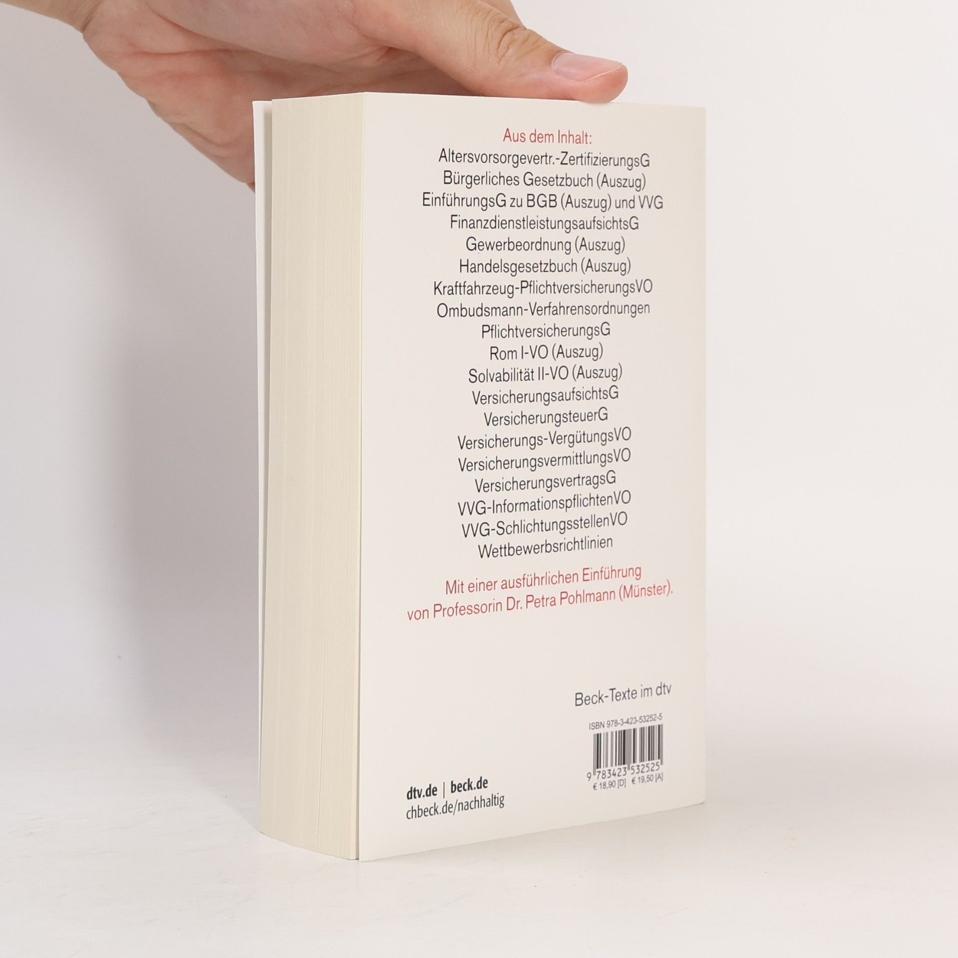 Beck-Texte im dtv: Privatversicherungsrecht
