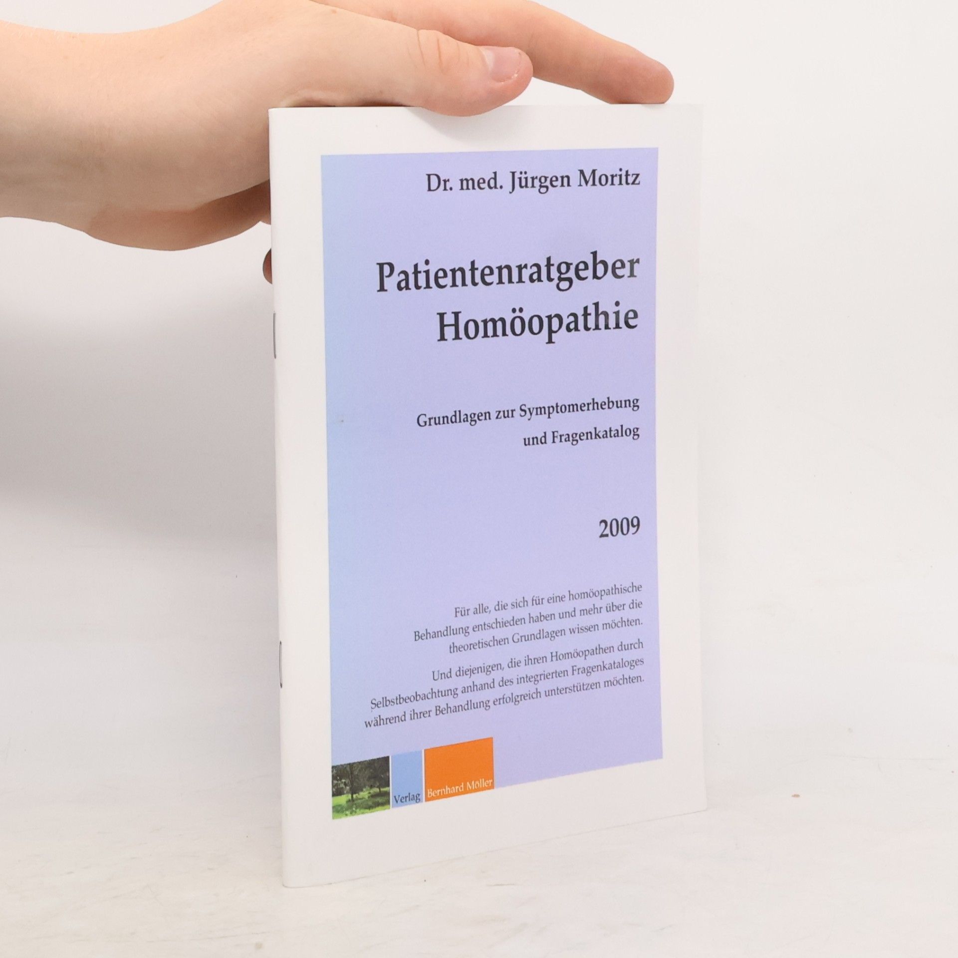 Hans-Jürgen Moritz Patientenratgeber Homöopathie