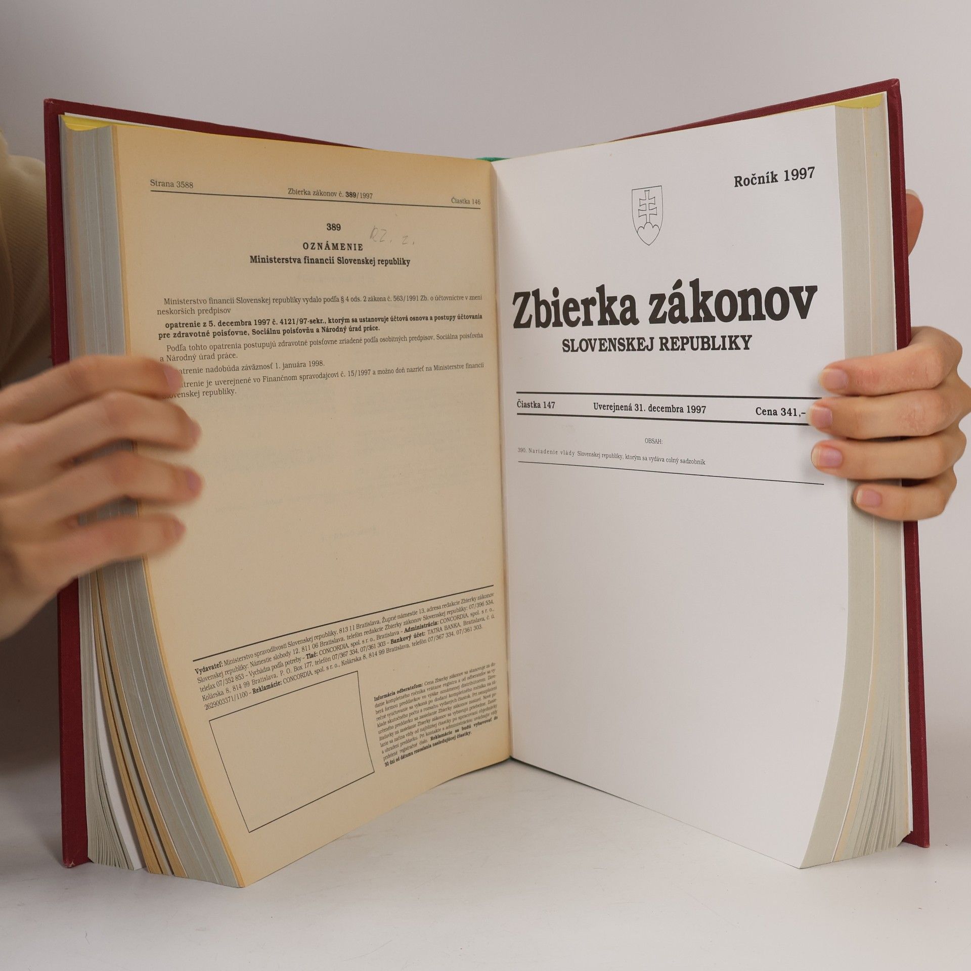 Kolektív autorov Zbierka zákonov SR 1997 III